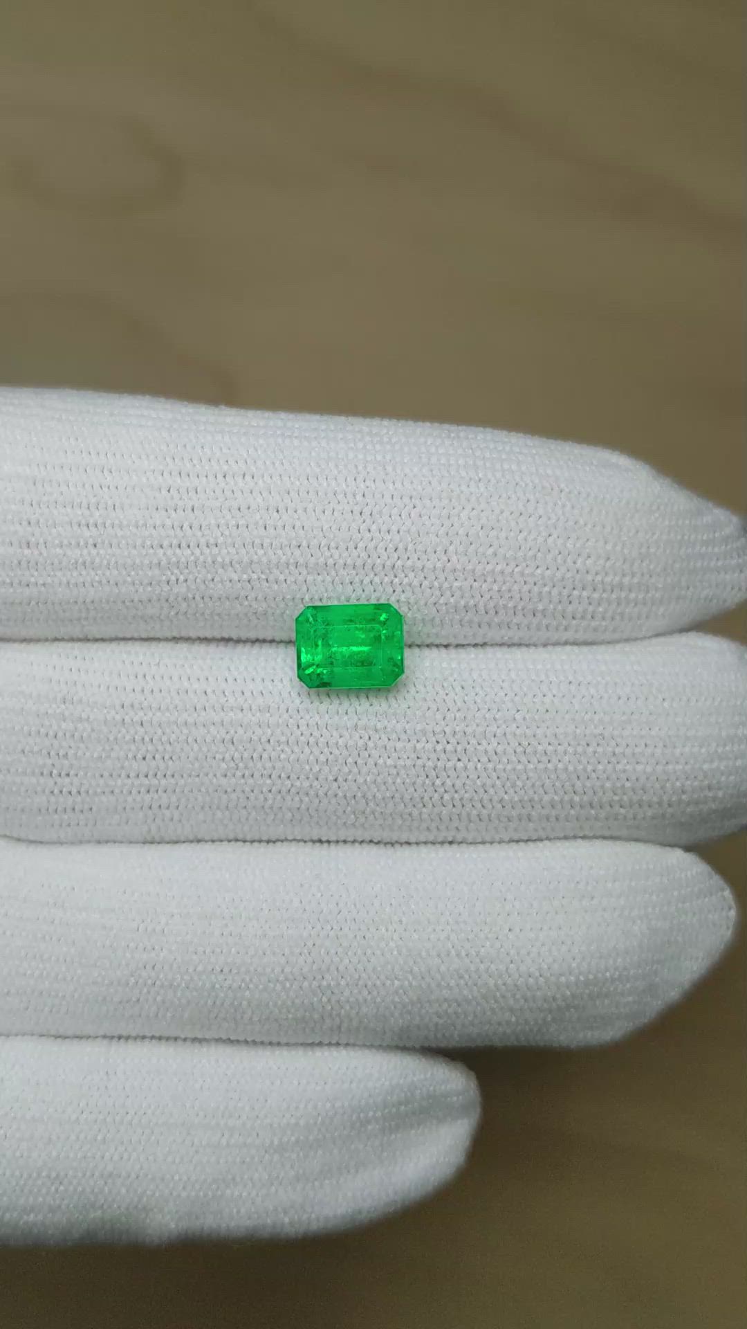 2.23 Ct. Emerald from Zambia Size Video