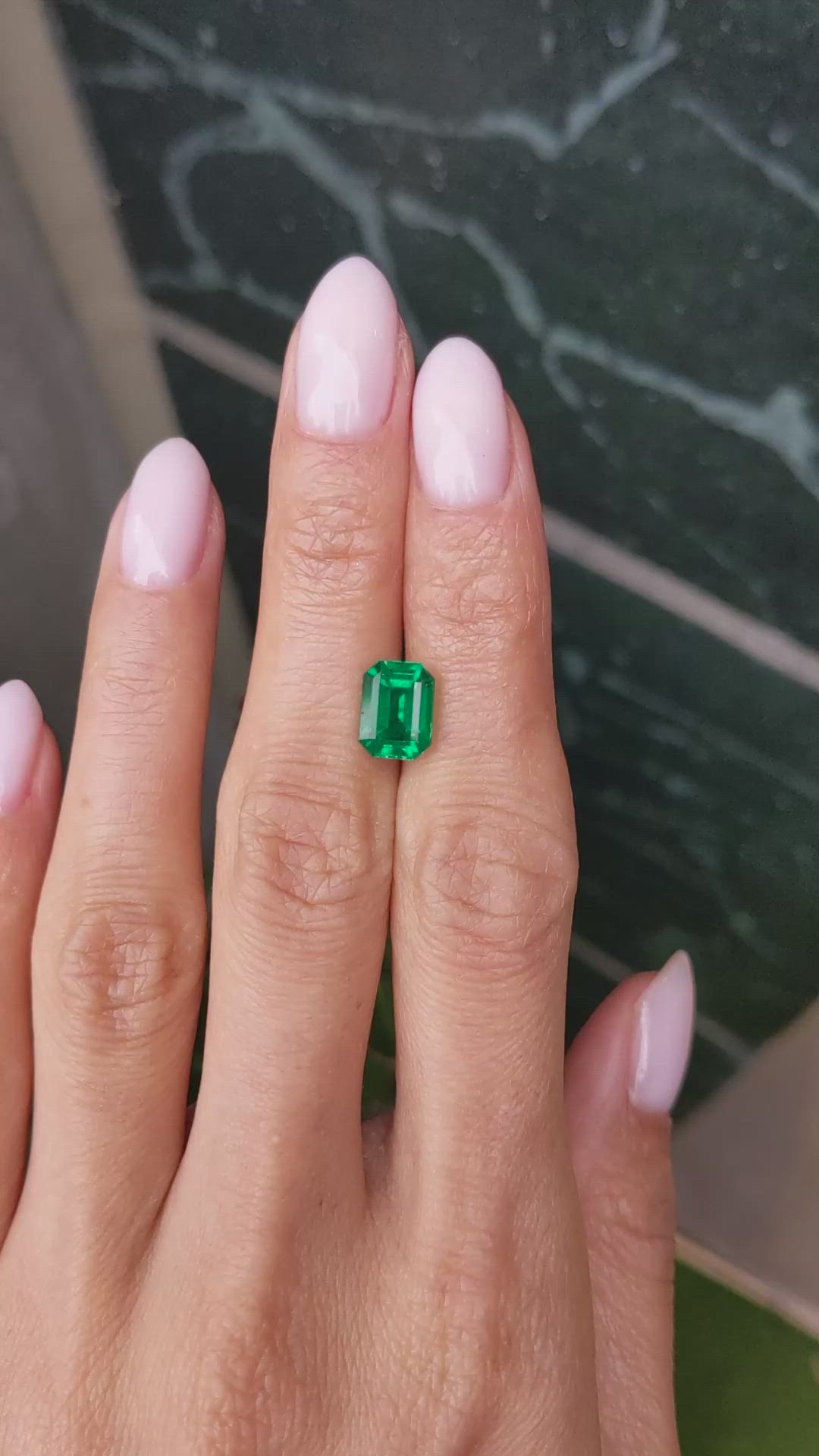 2.40 Ct. Emerald from Zambia Size Video
