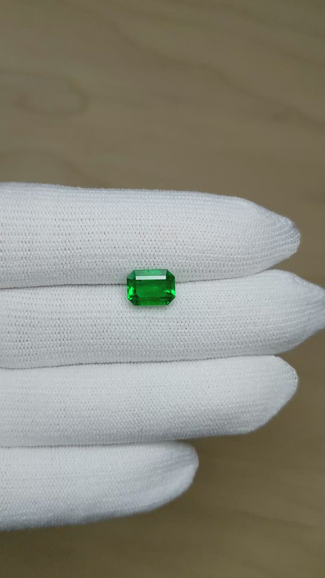 2.40 Ct. Emerald from Zambia Size Video