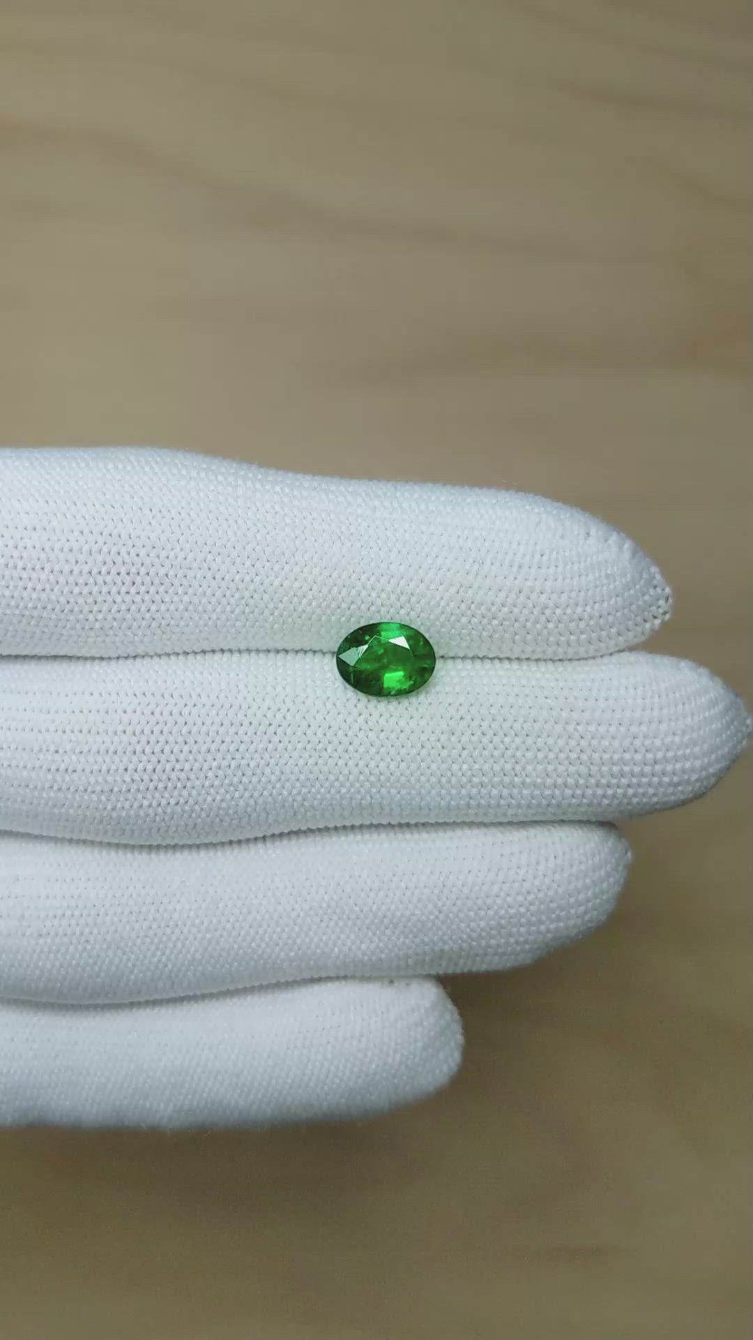 1.43 Ct. Emerald from Zambia Size Video