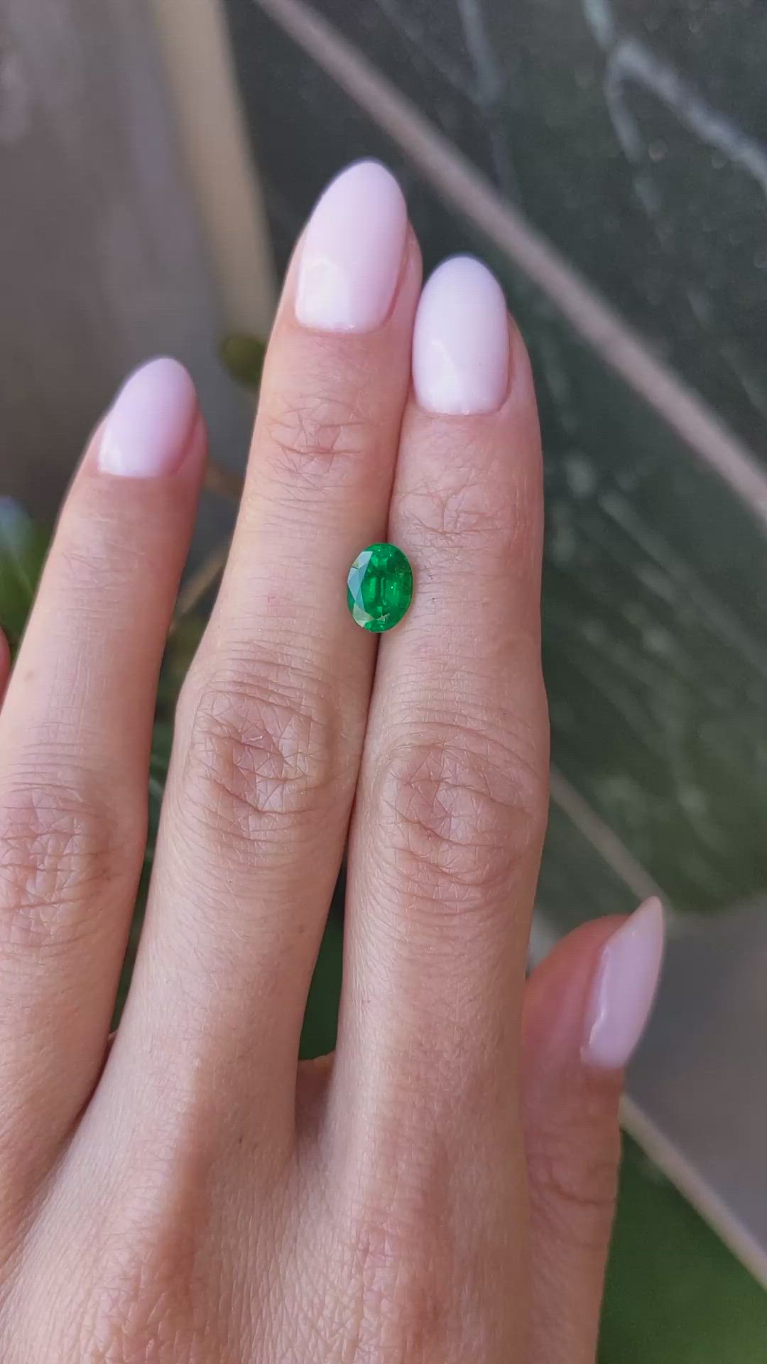 1.17 Ct. Emerald from Zambia Size Video