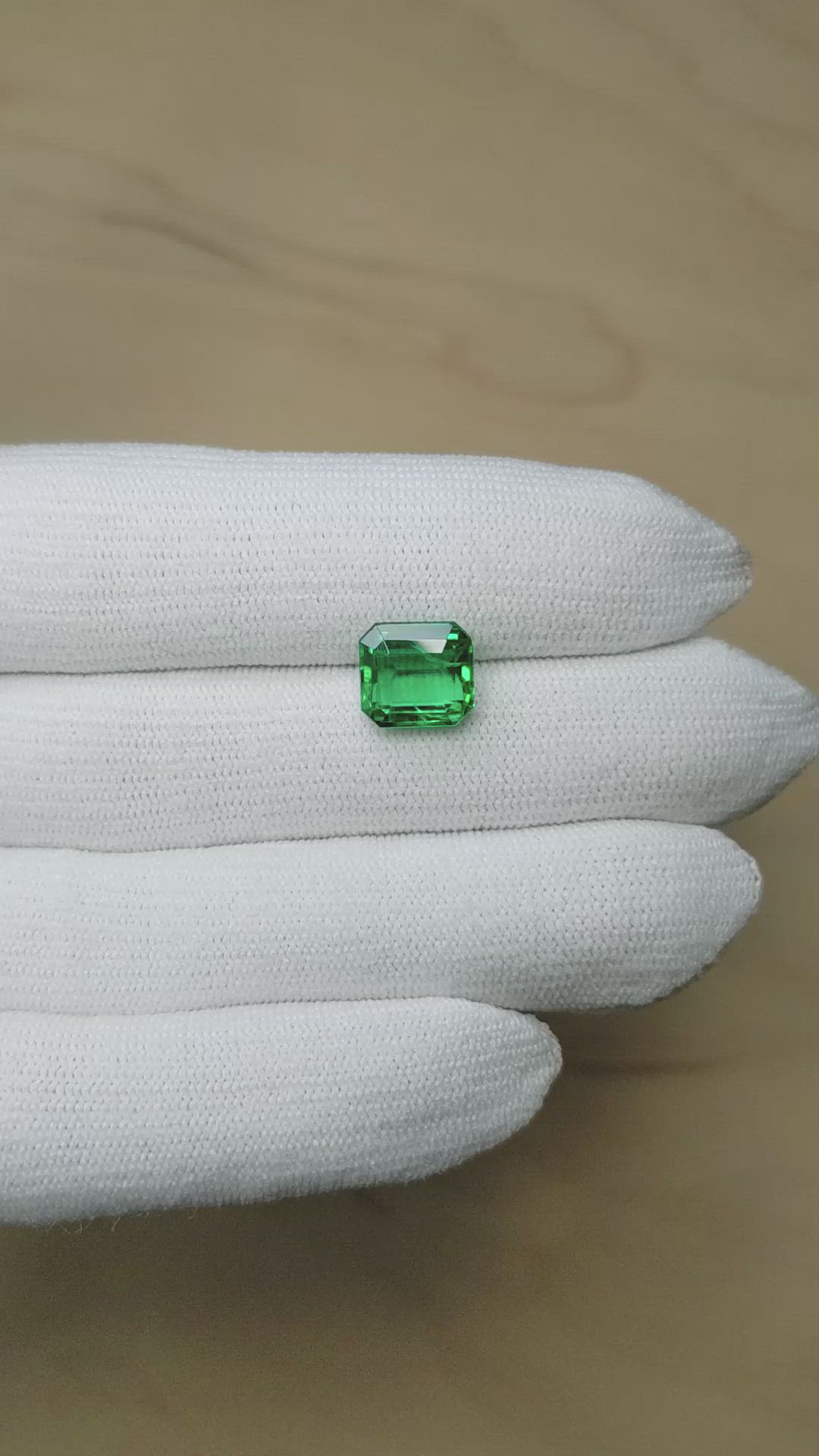3.64 Ct. Emerald from Zambia Size Video