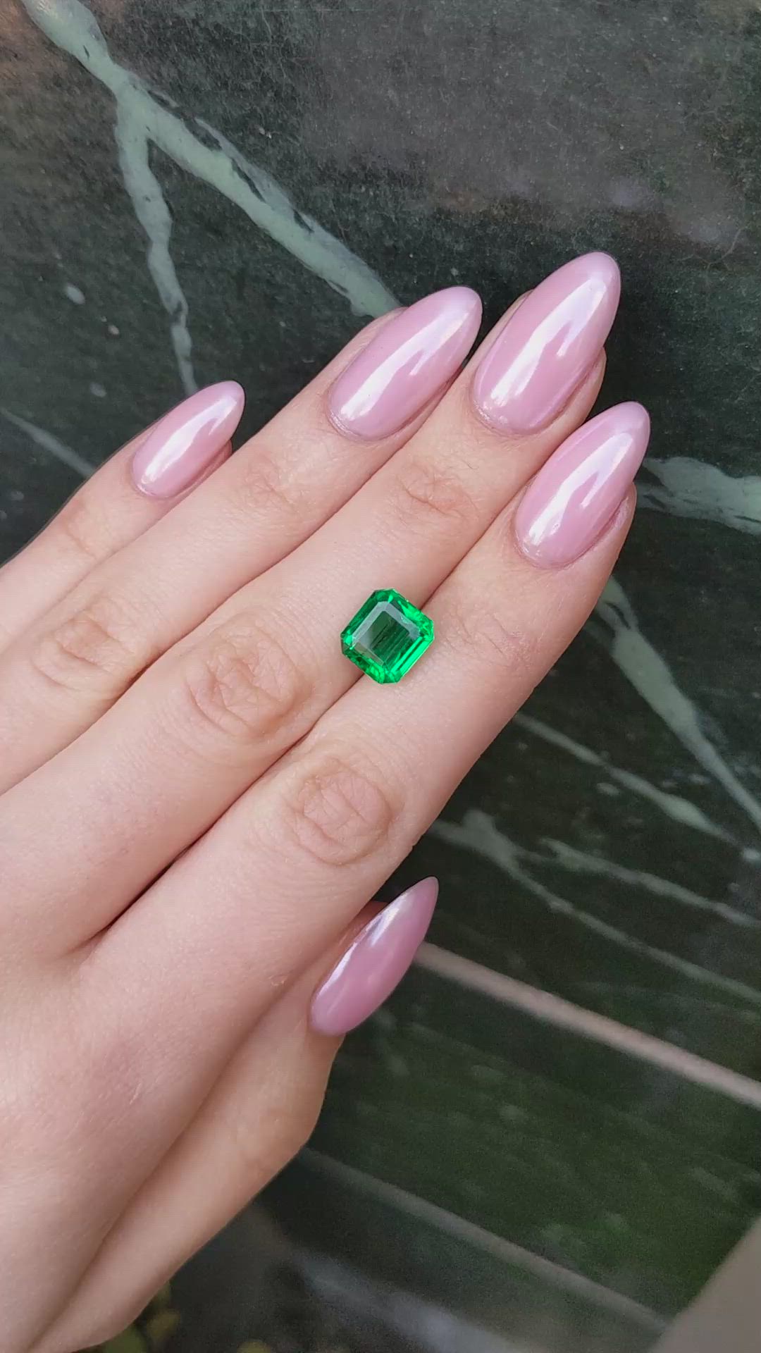 3.64 Ct. Emerald from Zambia Size Video
