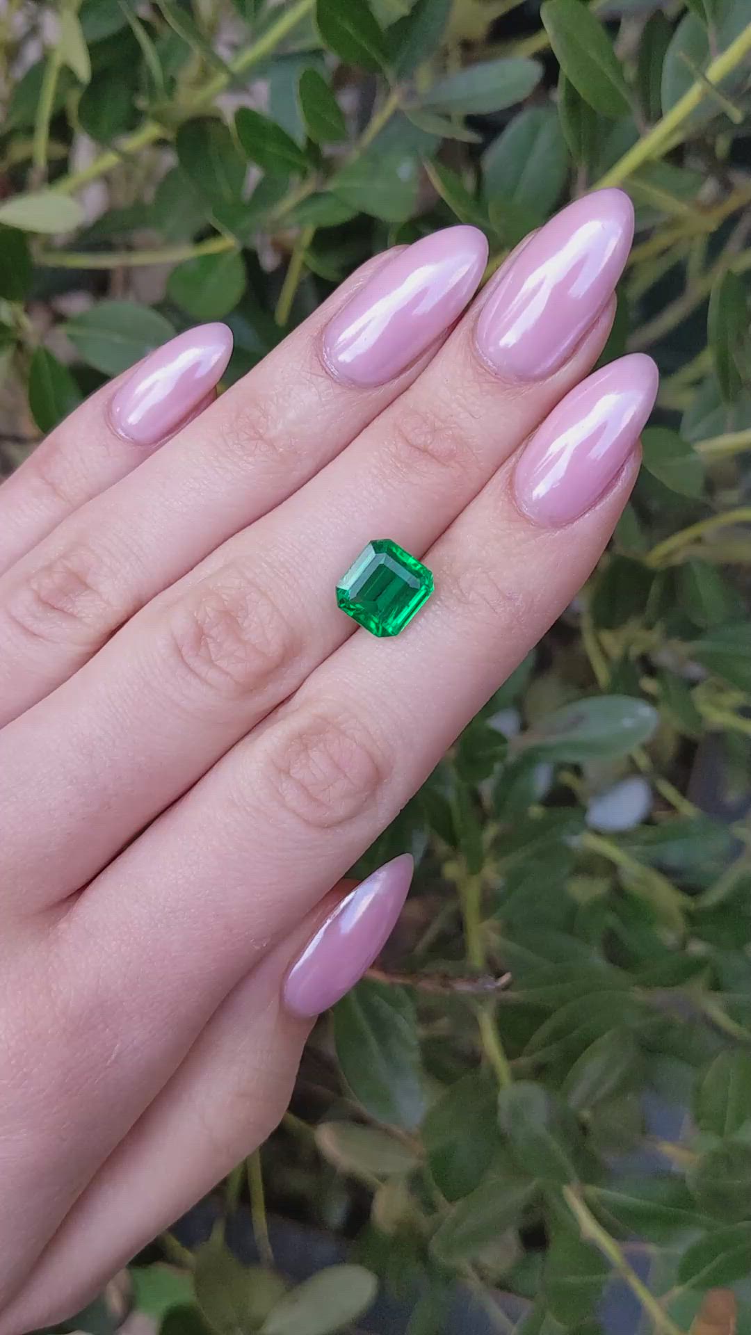 3.64 Ct. Emerald from Zambia Size Video
