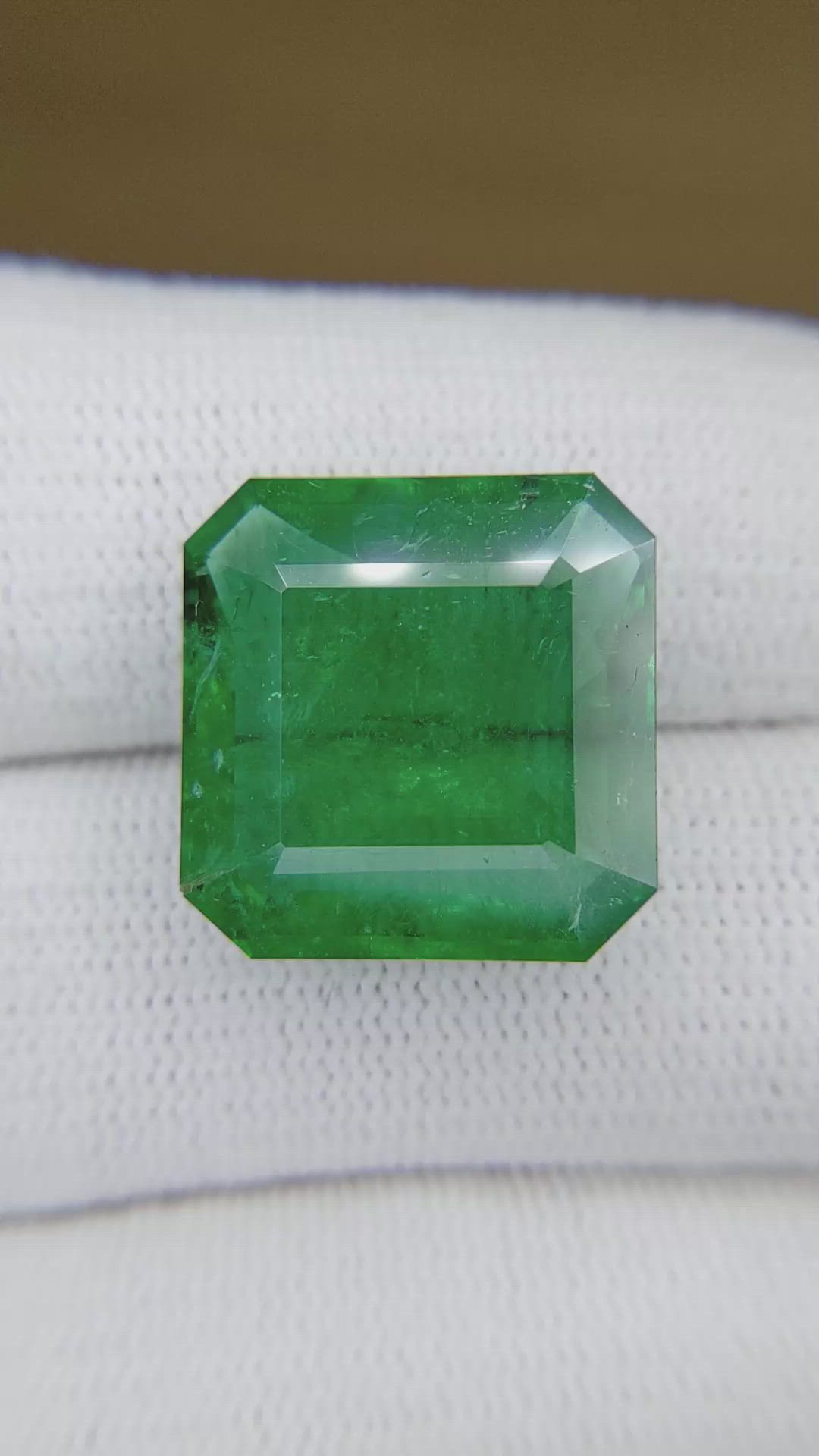 16.25 Ct. Emerald from Zambia Size Video