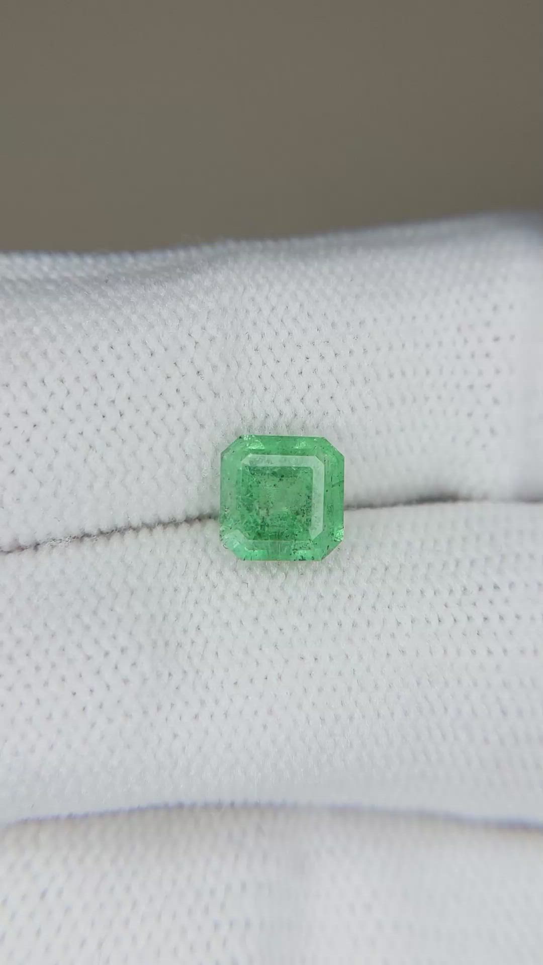 1.13 Ct. Emerald from Zambia Size Video
