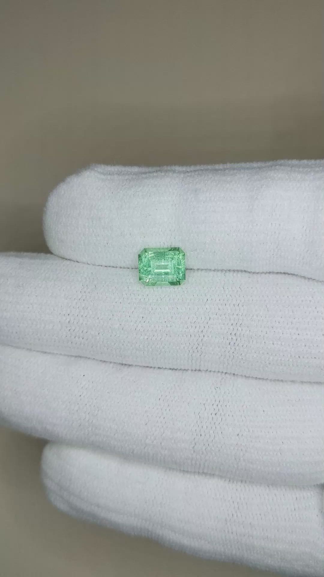 1.49 Ct. Emerald from Colombia Size Video