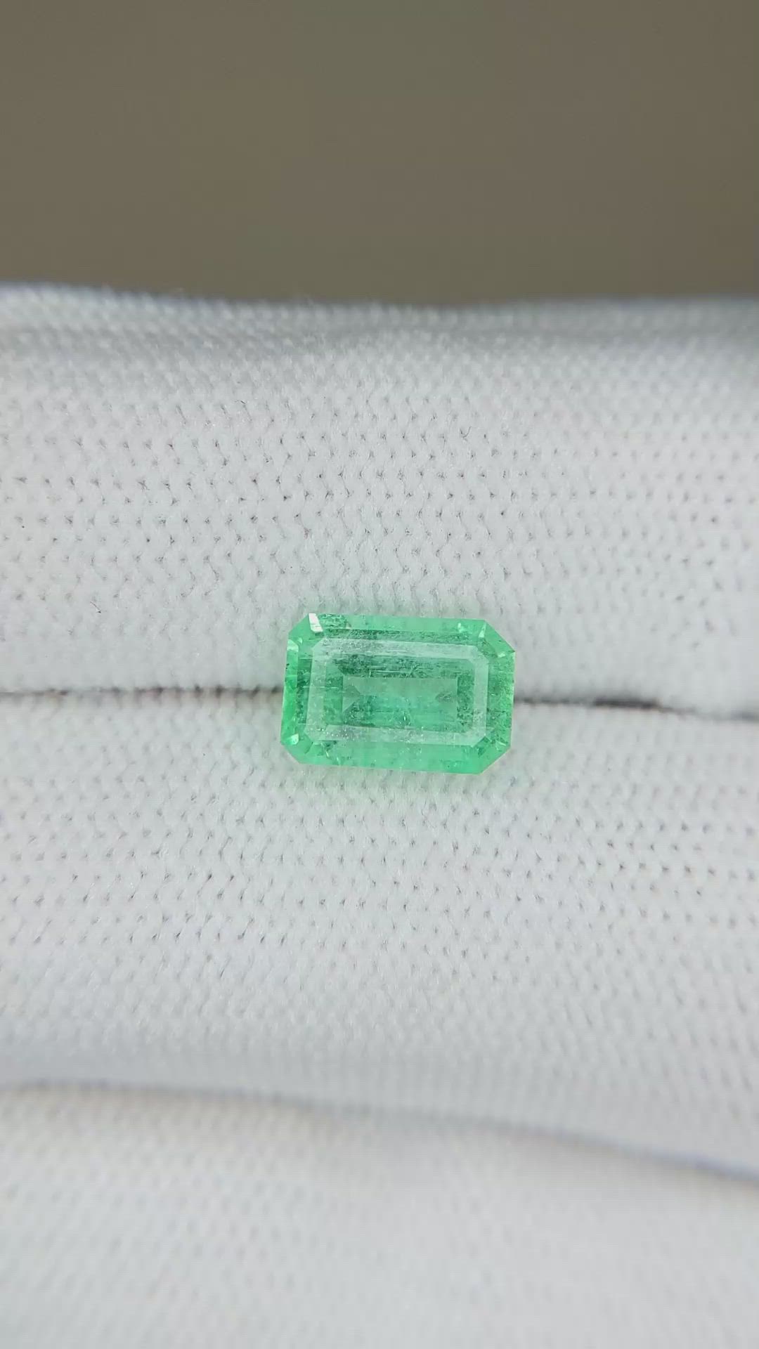 1.58 Ct. Emerald from Colombia Size Video