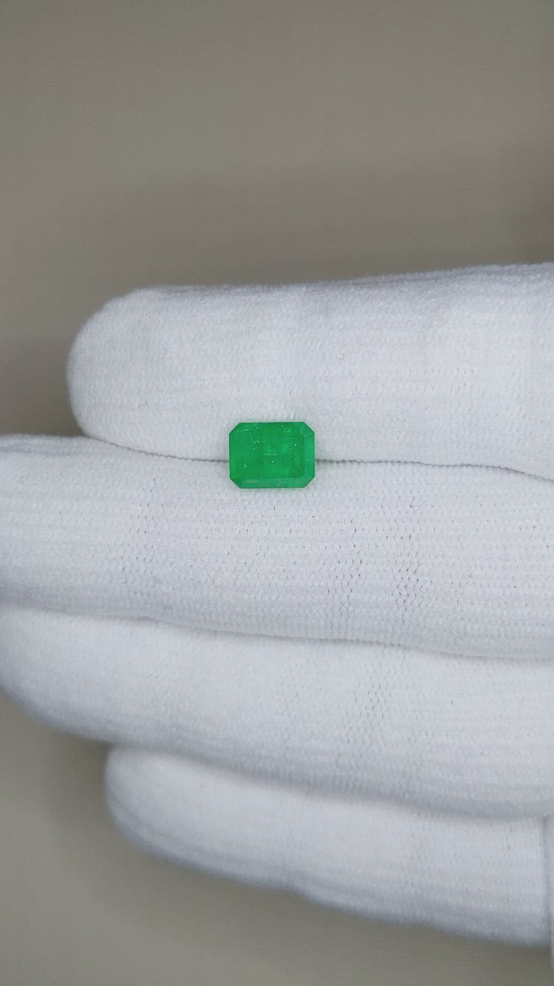 2.06 Ct. Emerald from Zambia Size Video
