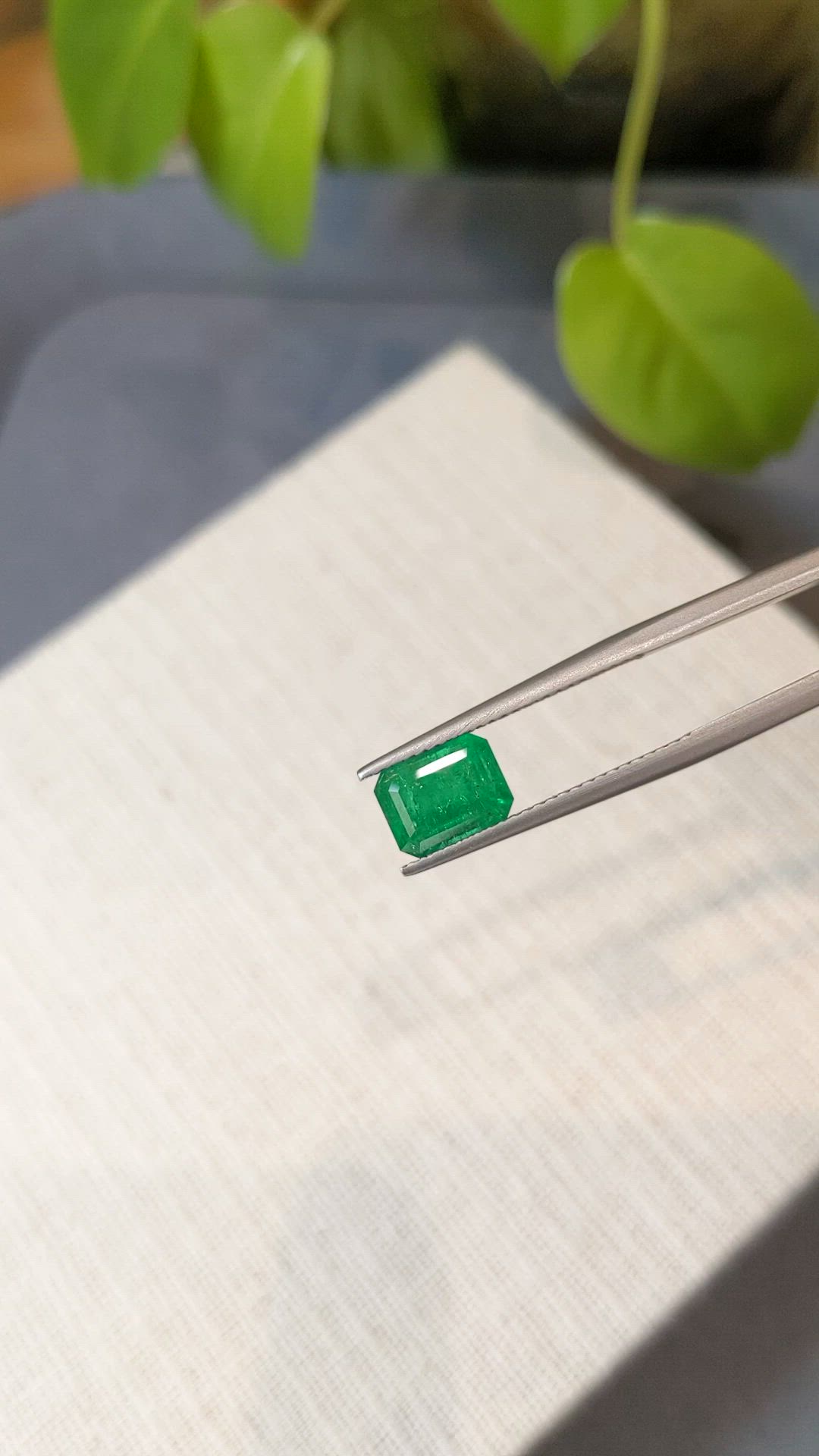 2.06 Ct. Emerald from Zambia Size Video