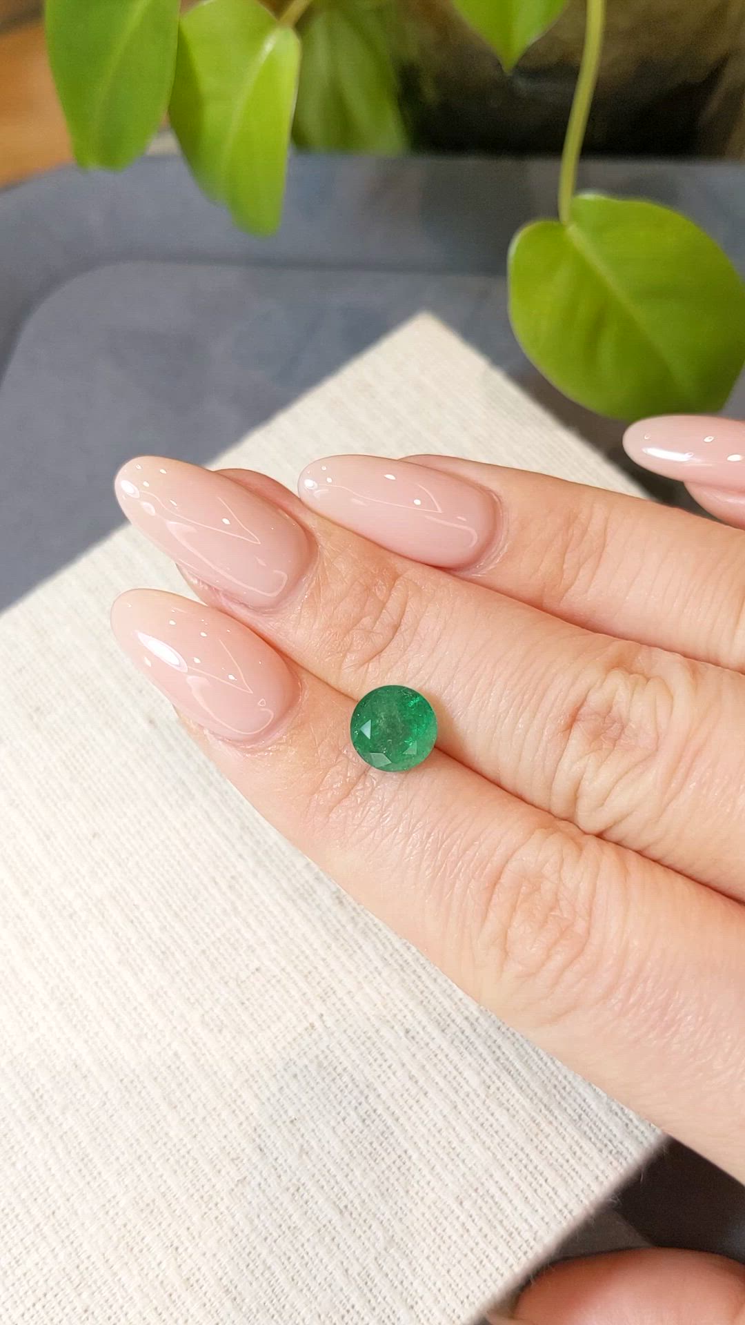 2.12 Ct. Emerald from Zambia Size Video