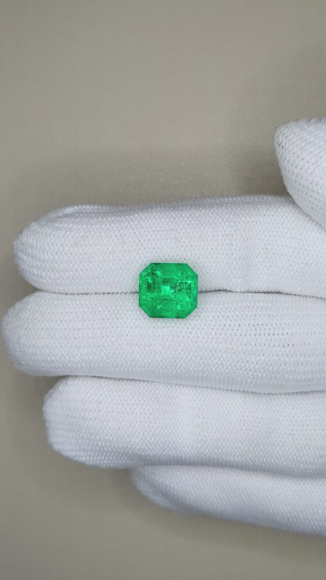 4.02 Ct. Emerald from Zambia Size Video