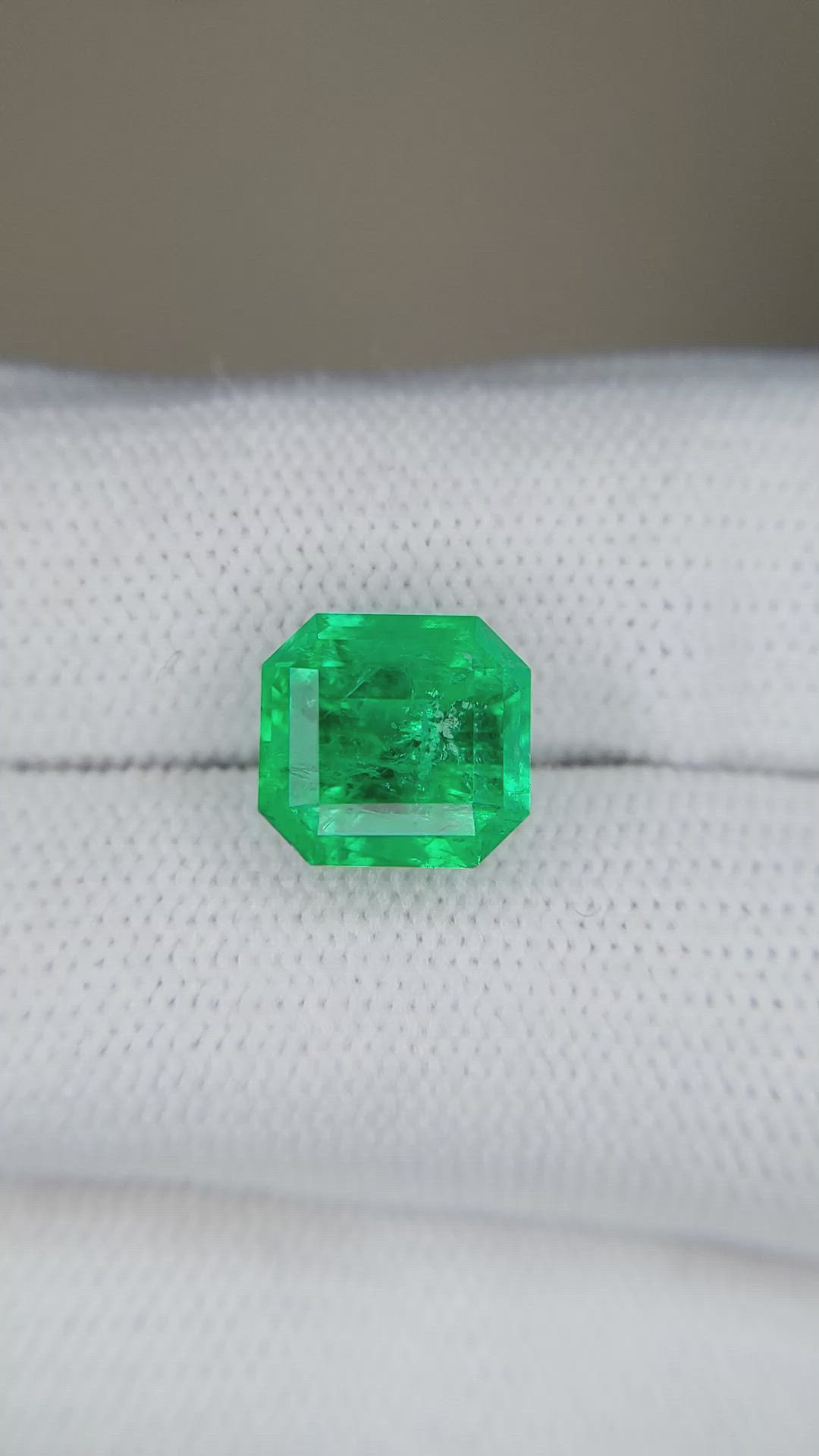 4.02 Ct. Emerald from Zambia Size Video