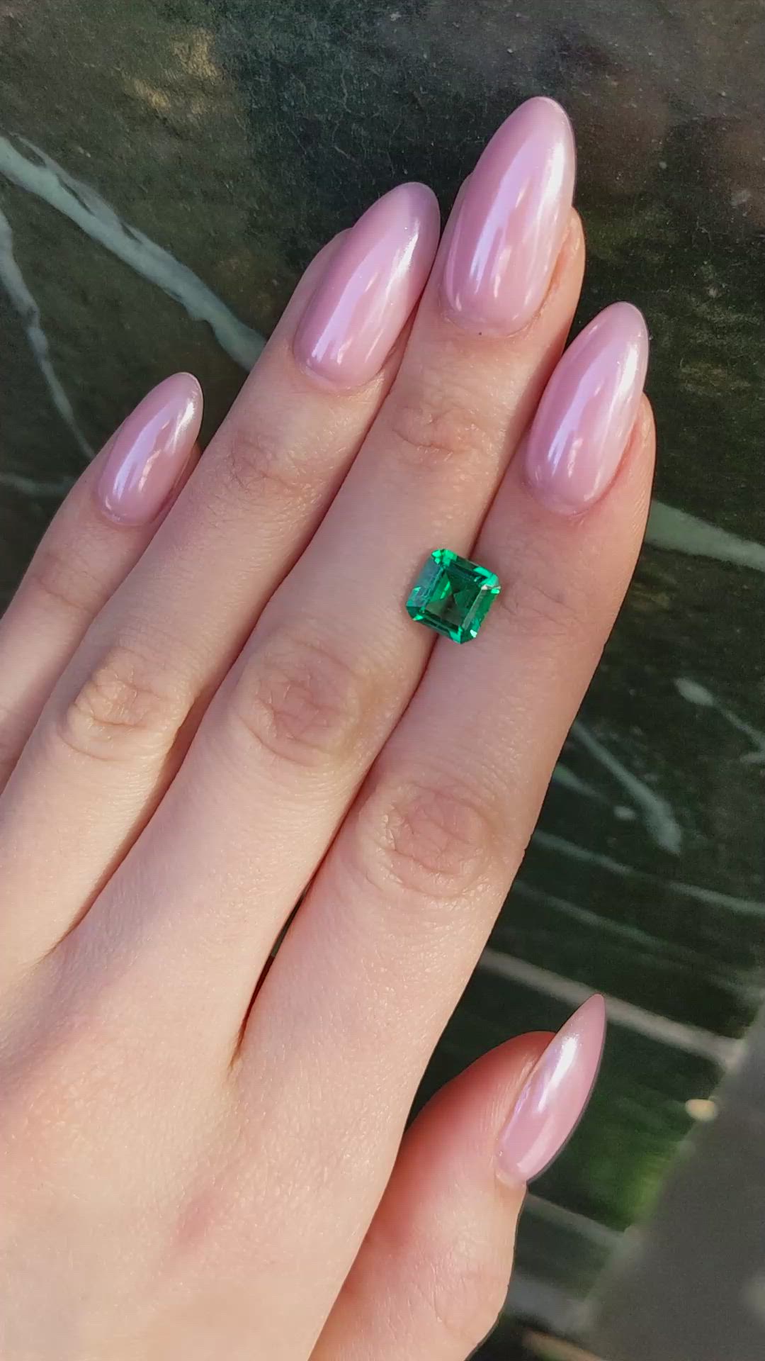 2.02 Ct. Emerald from Zambia Size Video