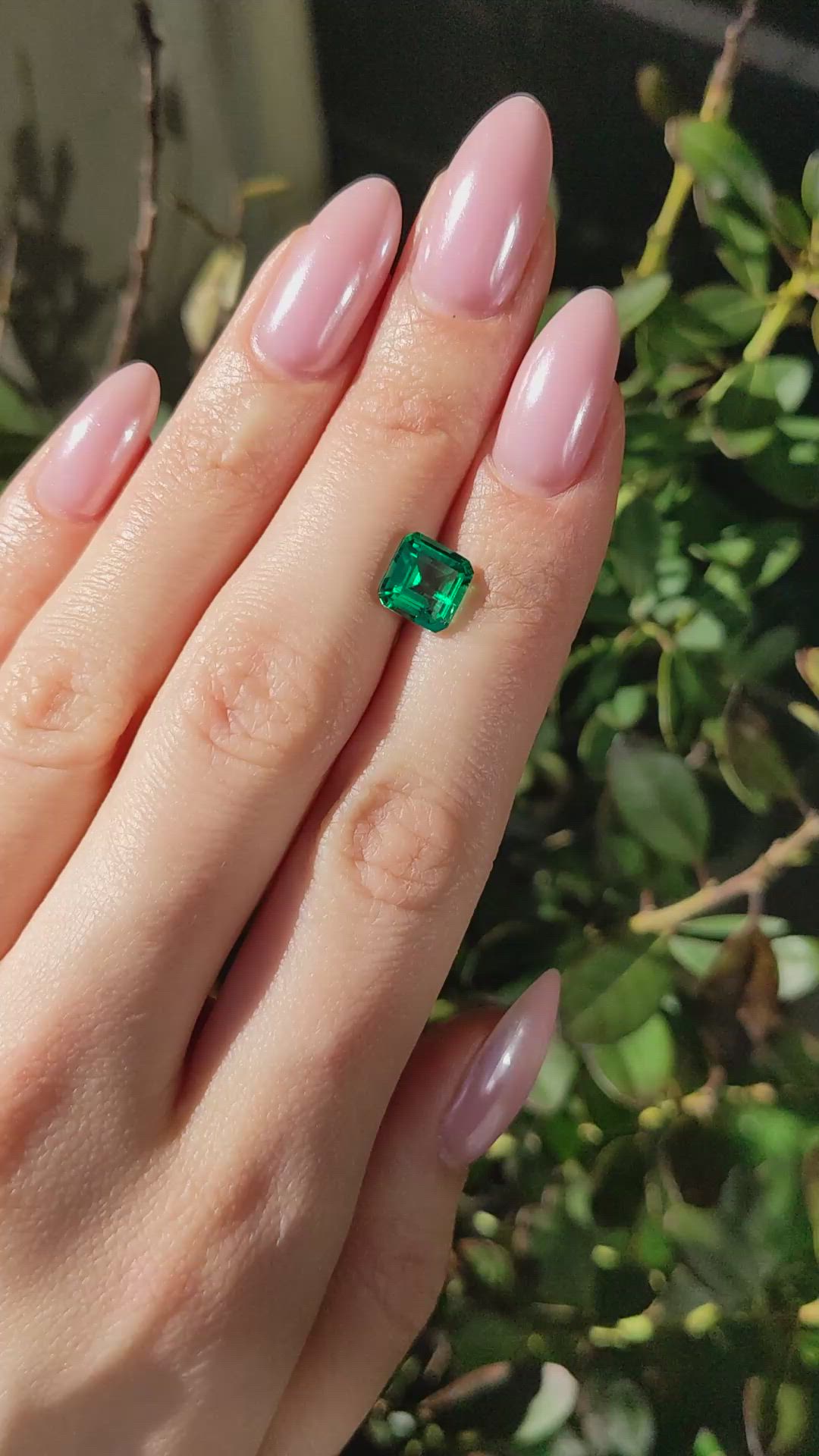 2.02 Ct. Emerald from Zambia Size Video