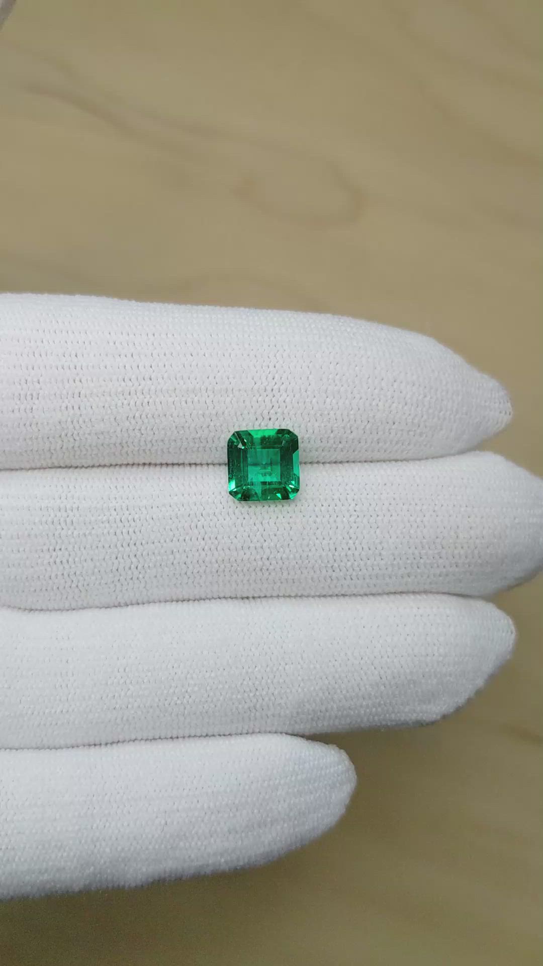 2.02 Ct. Emerald from Zambia Size Video