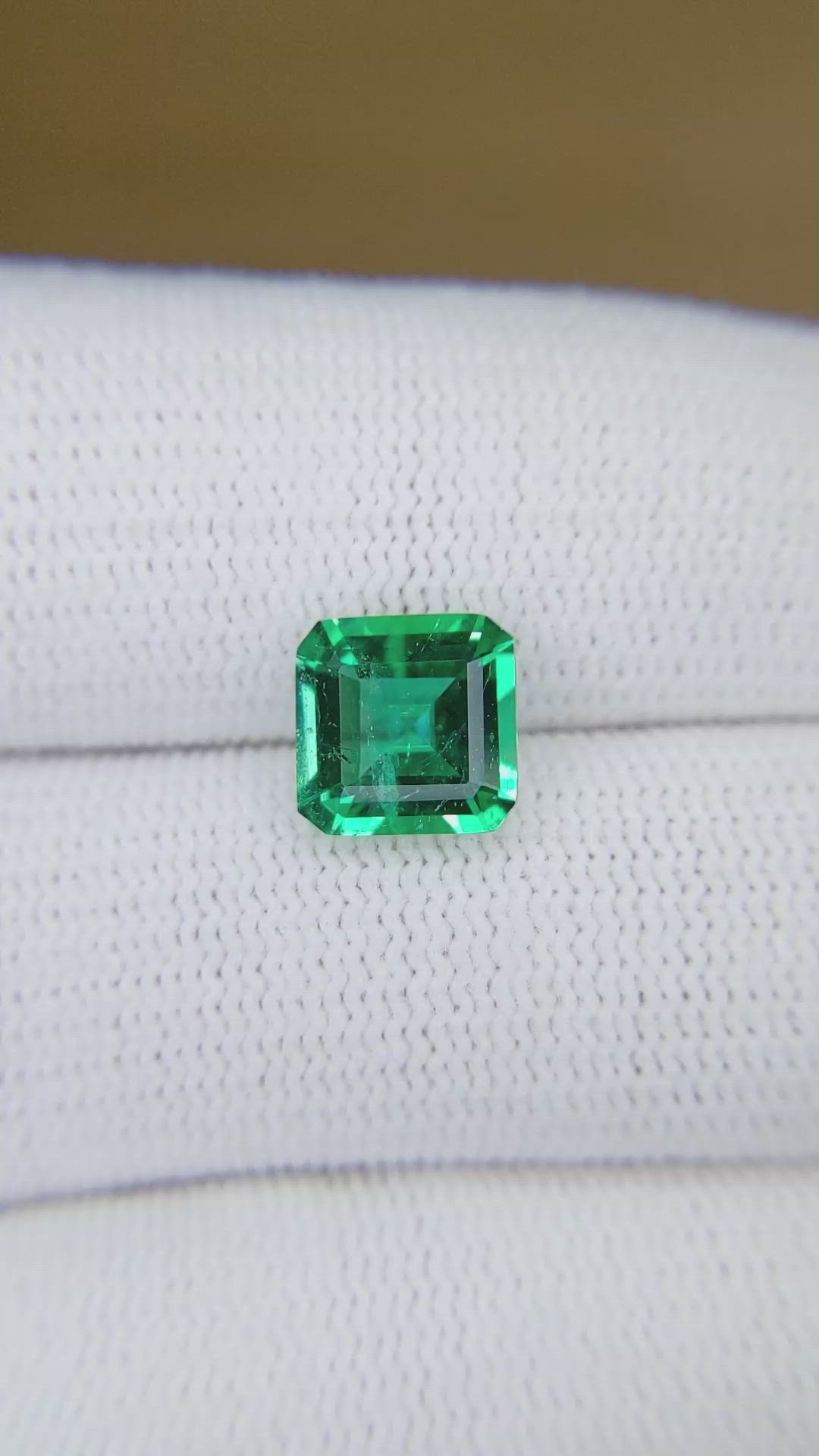 2.02 Ct. Emerald from Zambia Size Video
