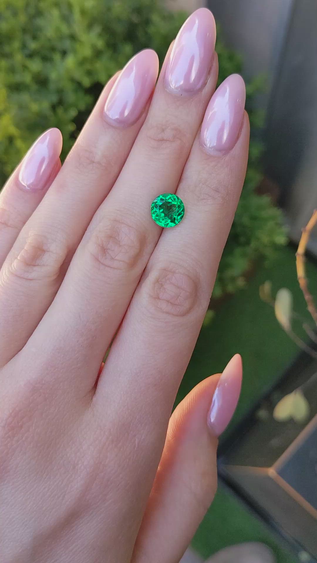 2.26 Ct. Emerald from Zambia Size Video