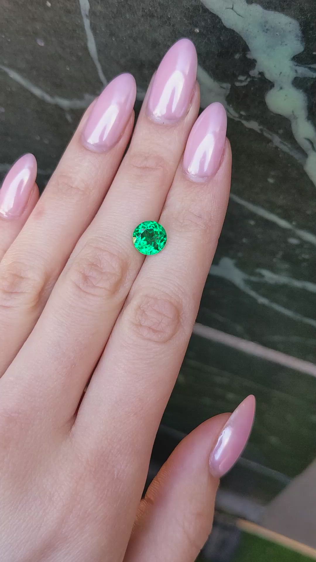 2.26 Ct. Emerald from Zambia Size Video