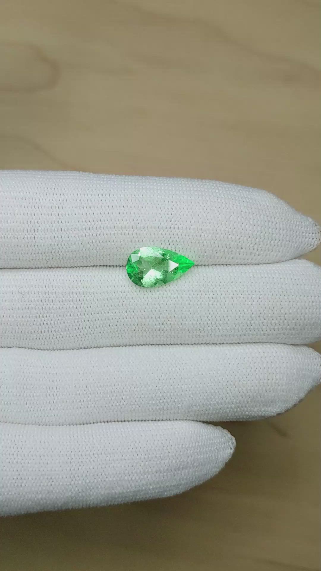 2.57 Ct. Emerald from Colombia Size Video