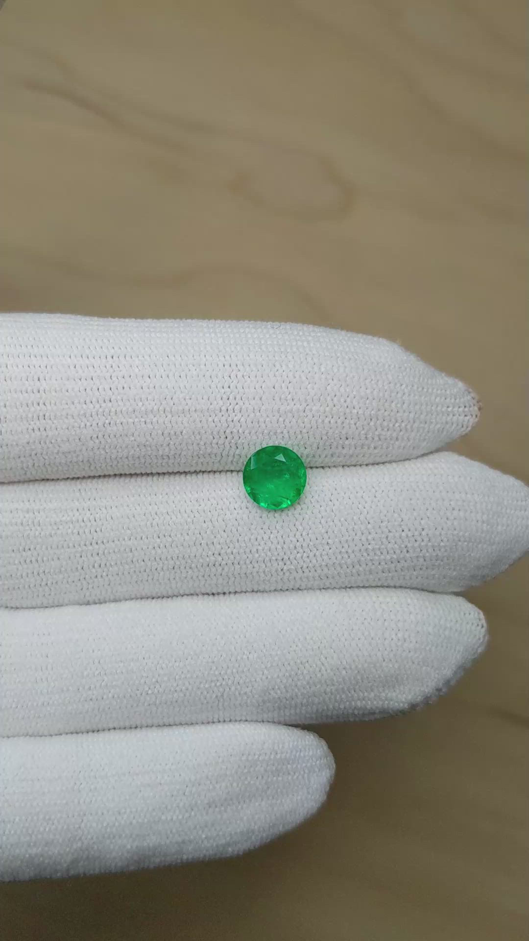 1.17 Ct. Emerald from Colombia Size Video