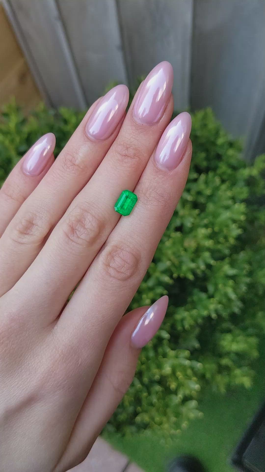 2.05 Ct. Emerald from Colombia Size Video