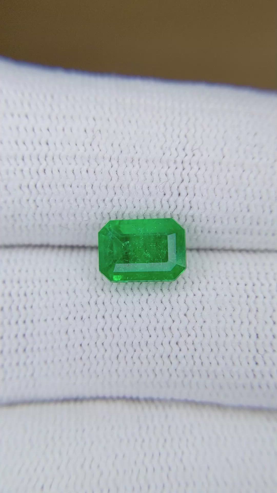 2.05 Ct. Emerald from Colombia Size Video