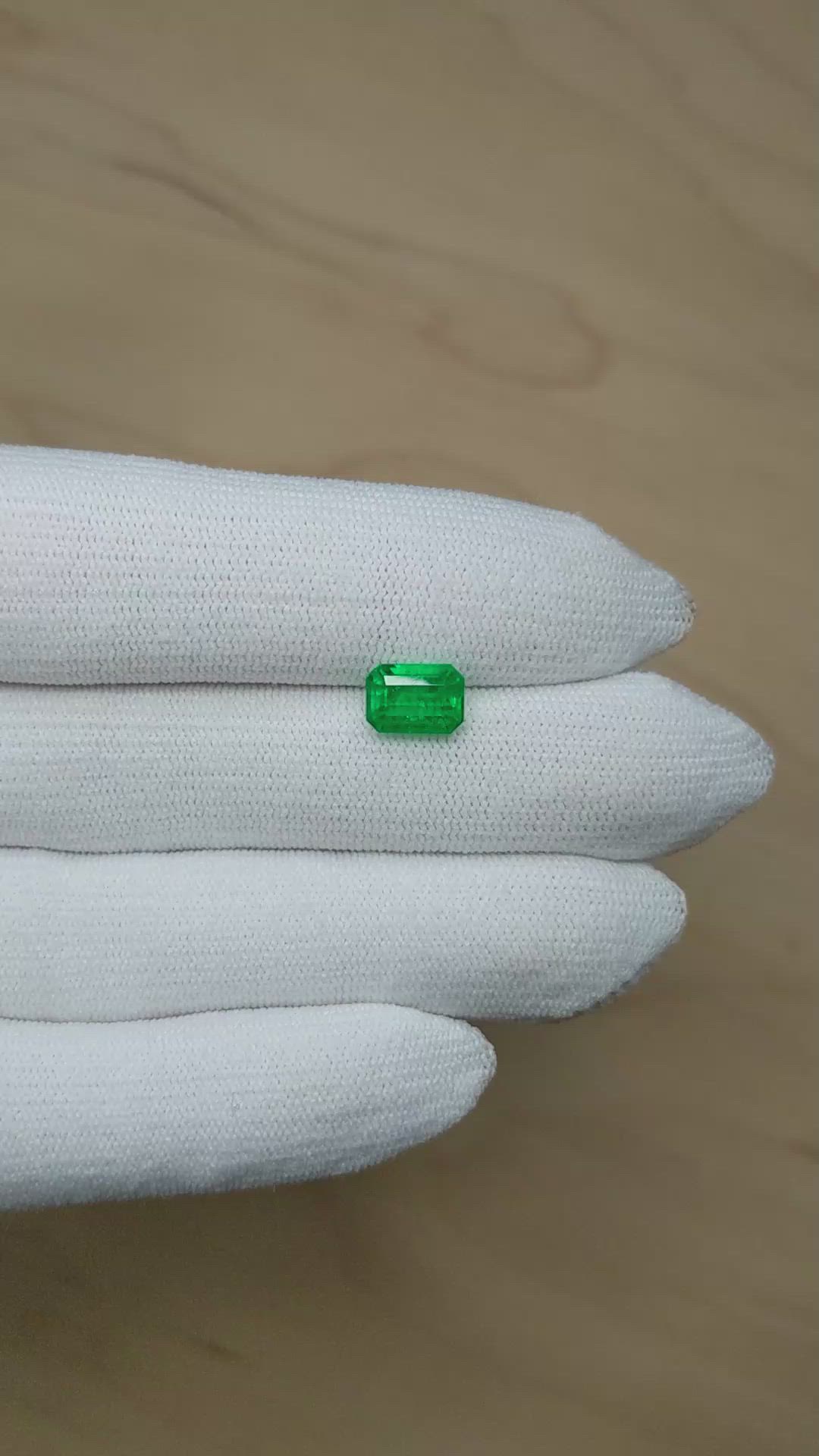 2.05 Ct. Emerald from Colombia Size Video