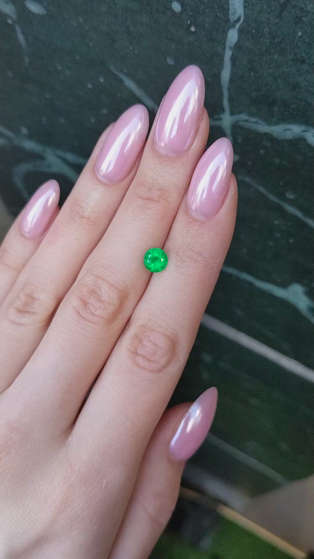 1.08 Ct. Emerald from Colombia Size Video