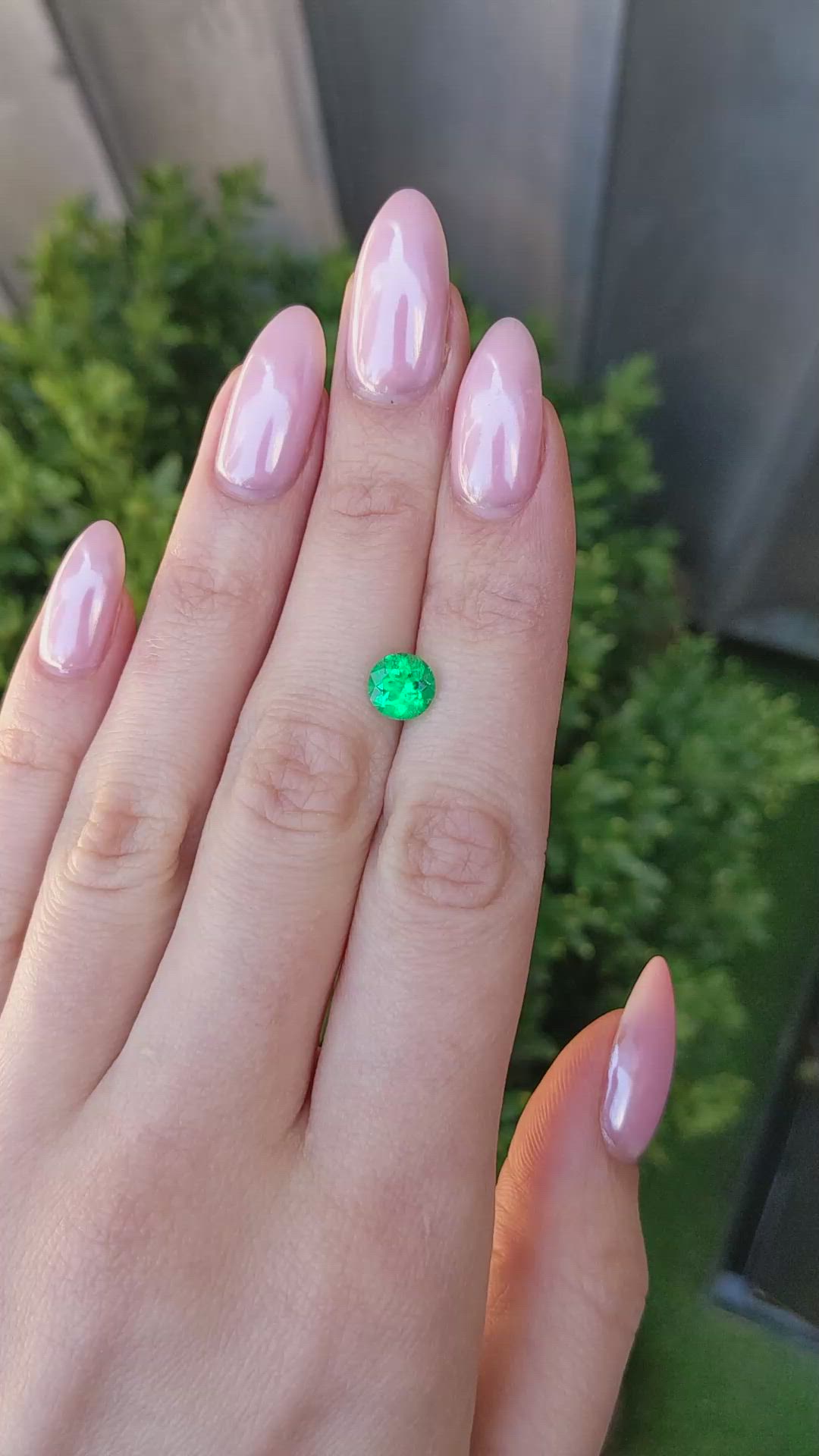 1.24 Ct. Emerald from Colombia Size Video