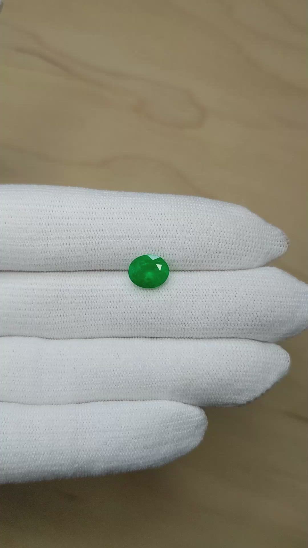 2.04 Ct. Emerald from Colombia Size Video
