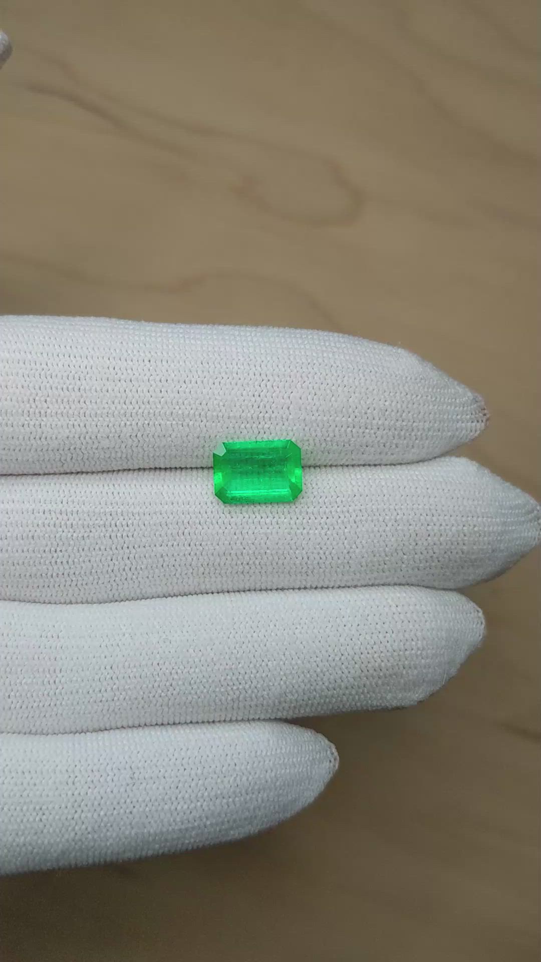 2.25 Ct. Emerald from Colombia Size Video