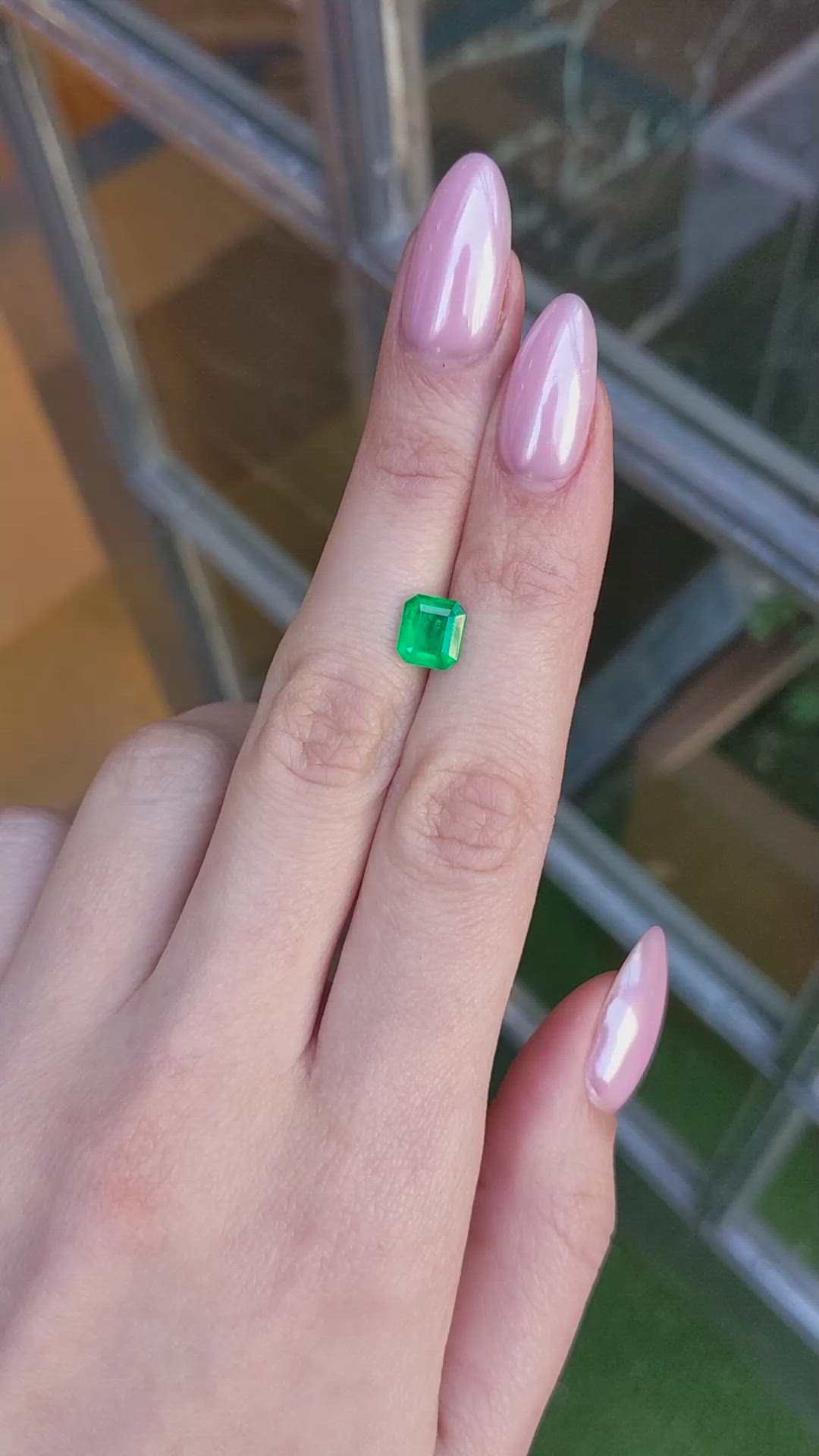 1.63 Ct. Emerald from Colombia Size Video