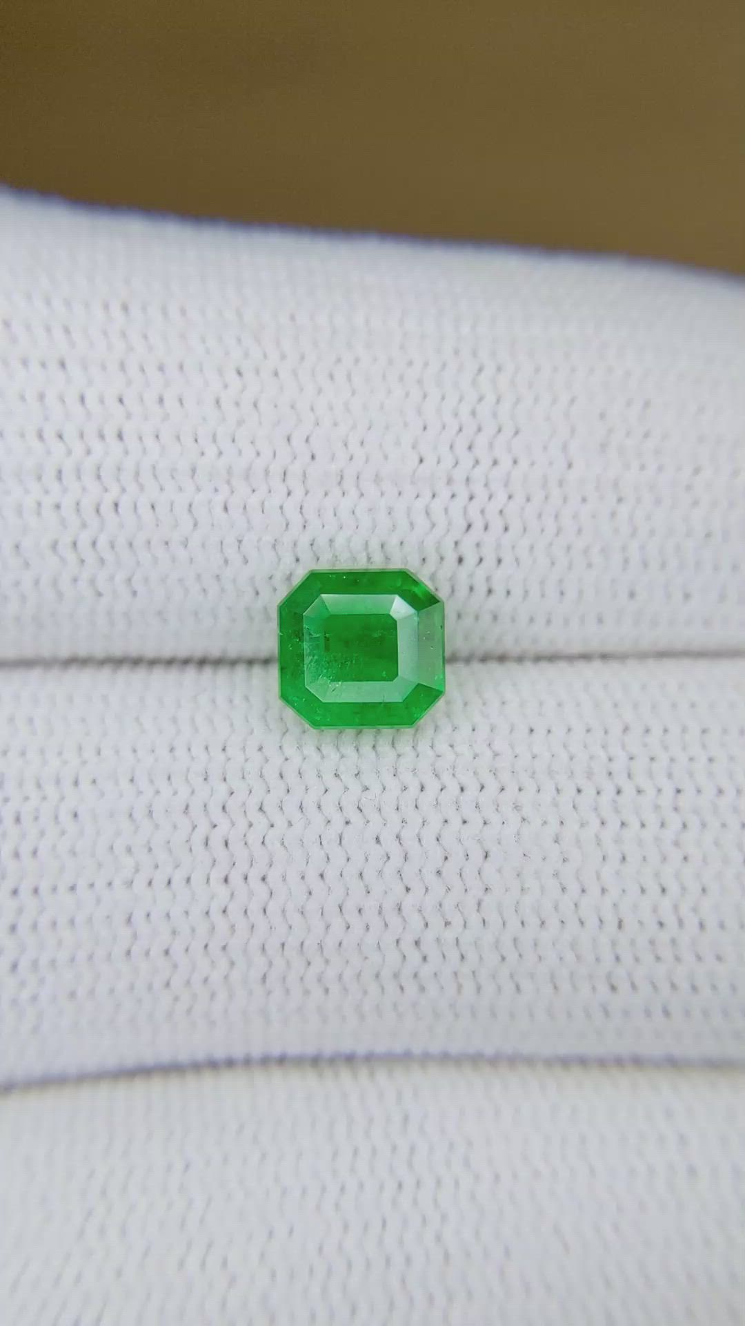 1.24 Ct. Emerald from Colombia Size Video
