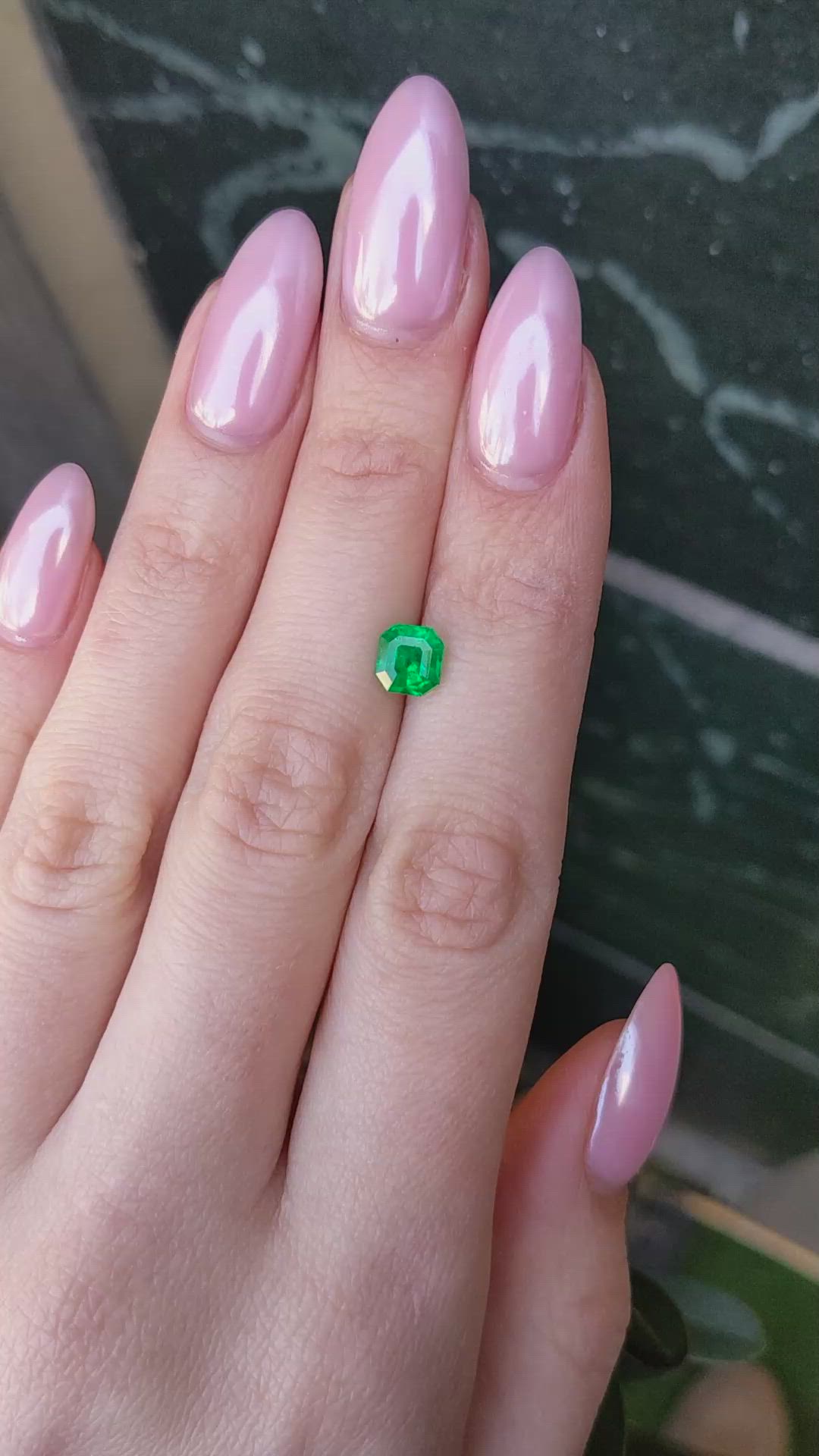 1.05 Ct. Emerald from Colombia Size Video