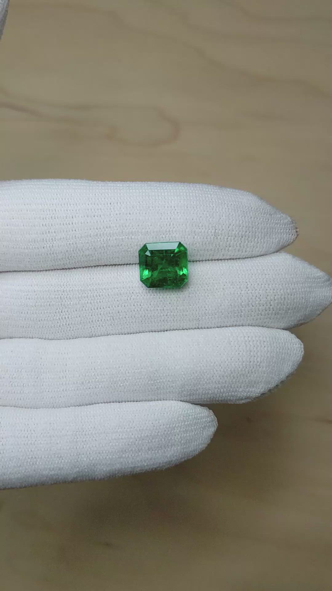 5.62 Ct. Emerald from Colombia Size Video