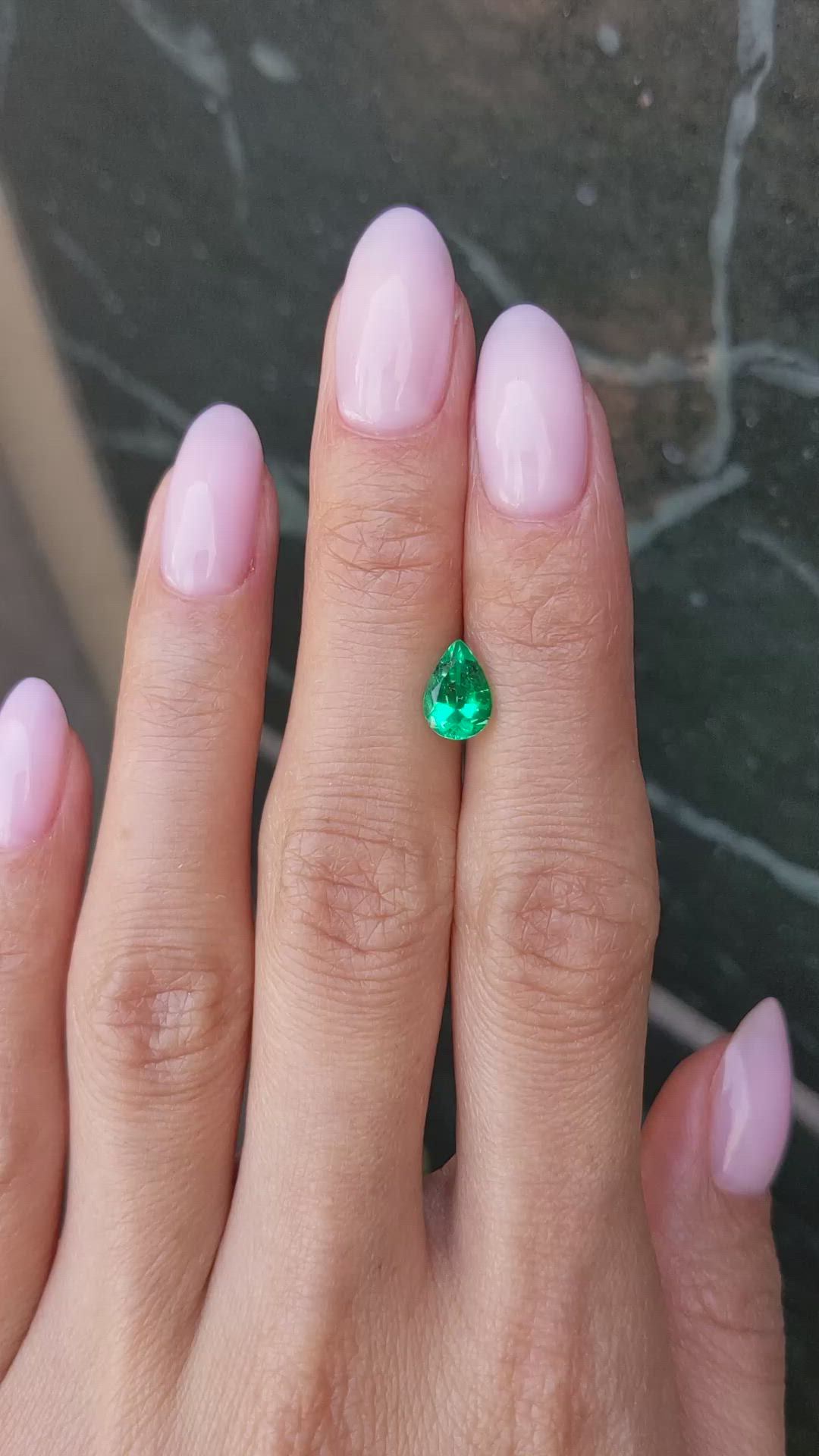 1.03 Ct. Emerald from Colombia Size Video