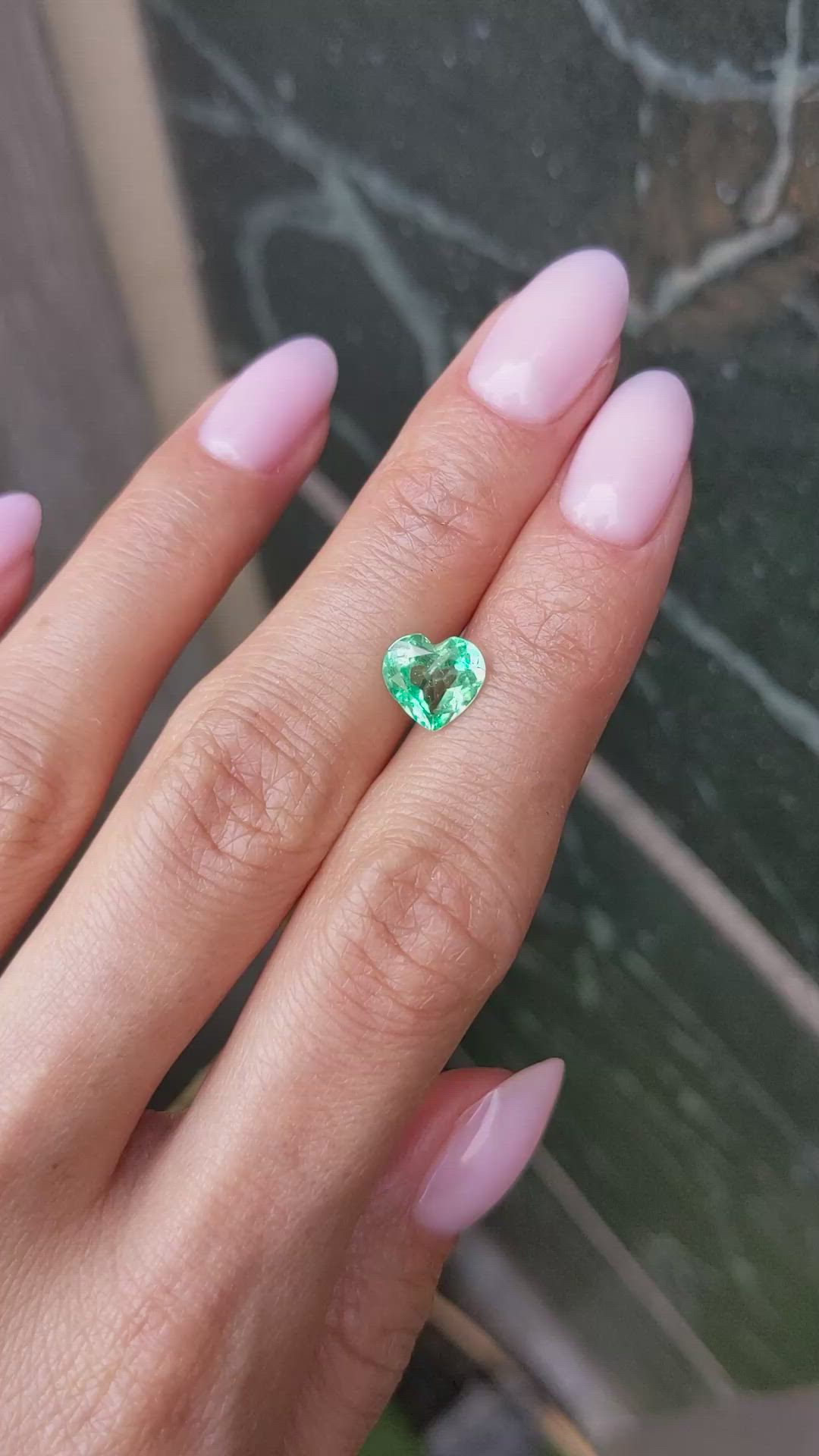 1.47 Ct. Emerald from Colombia Size Video