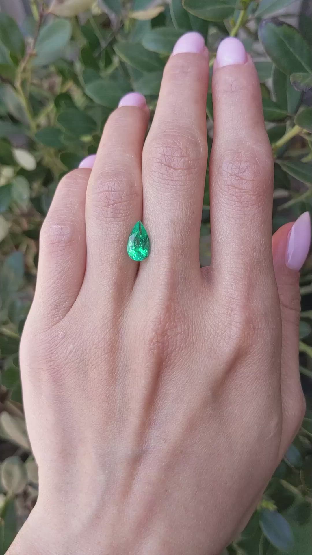 1.67 Ct. Emerald from Colombia Size Video
