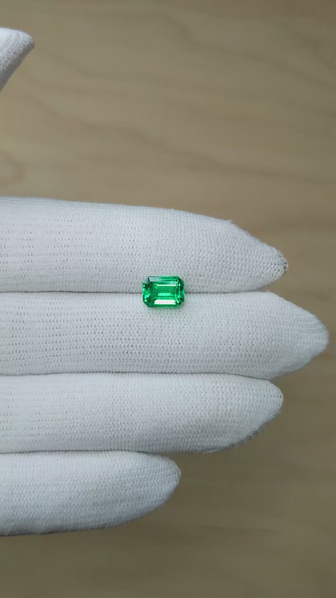 1.78 Ct. Emerald from Zambia Size Video