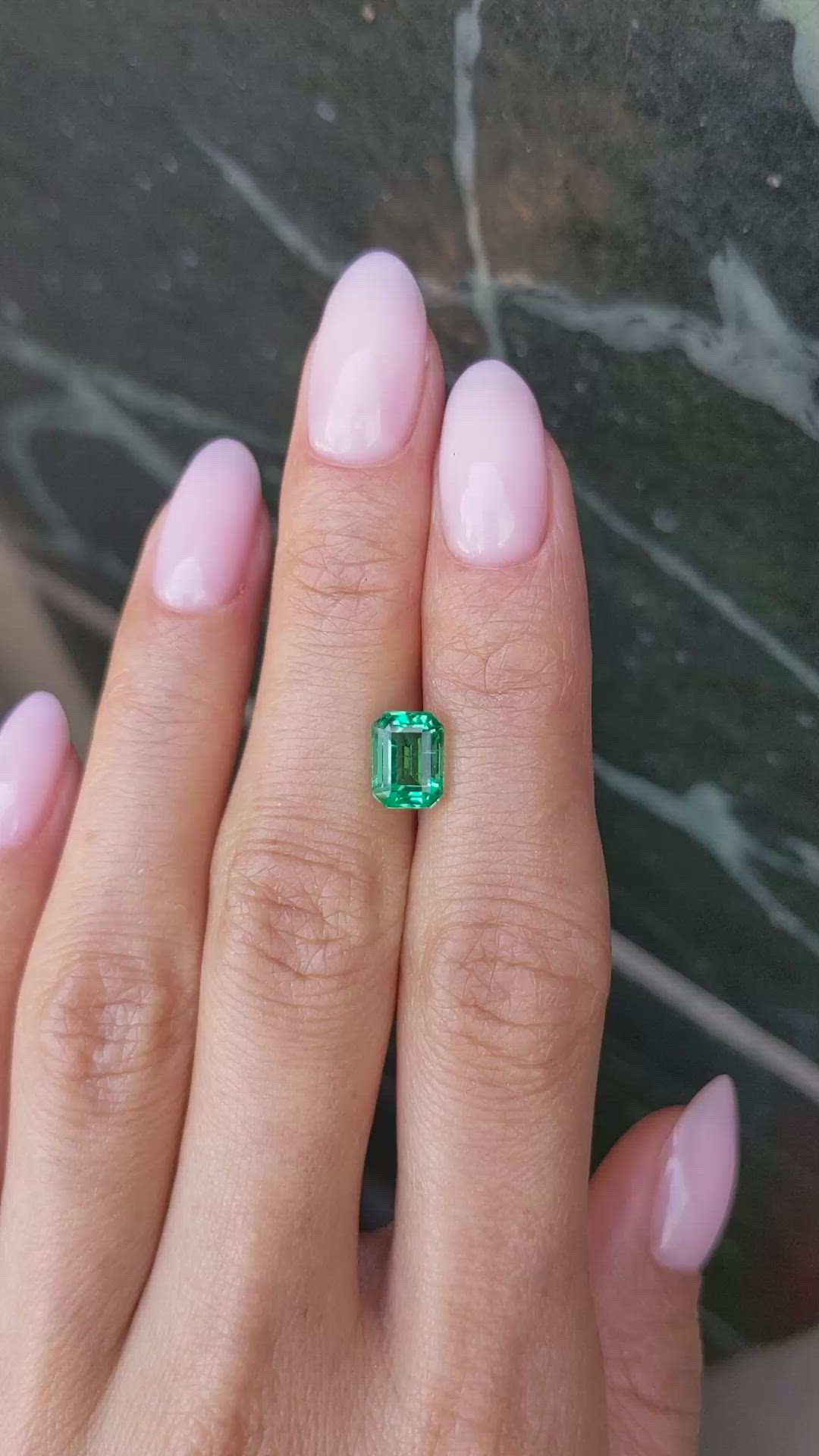 1.78 Ct. Emerald from Zambia Size Video