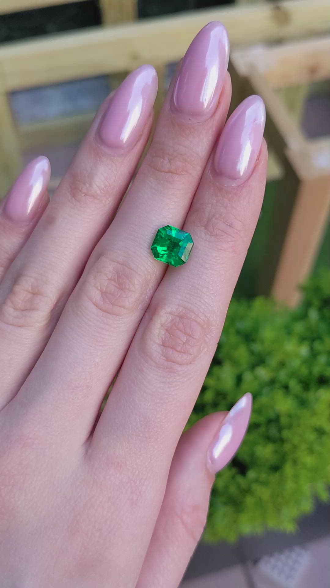 3.00 Ct. Emerald from Colombia - Muzo Size Video