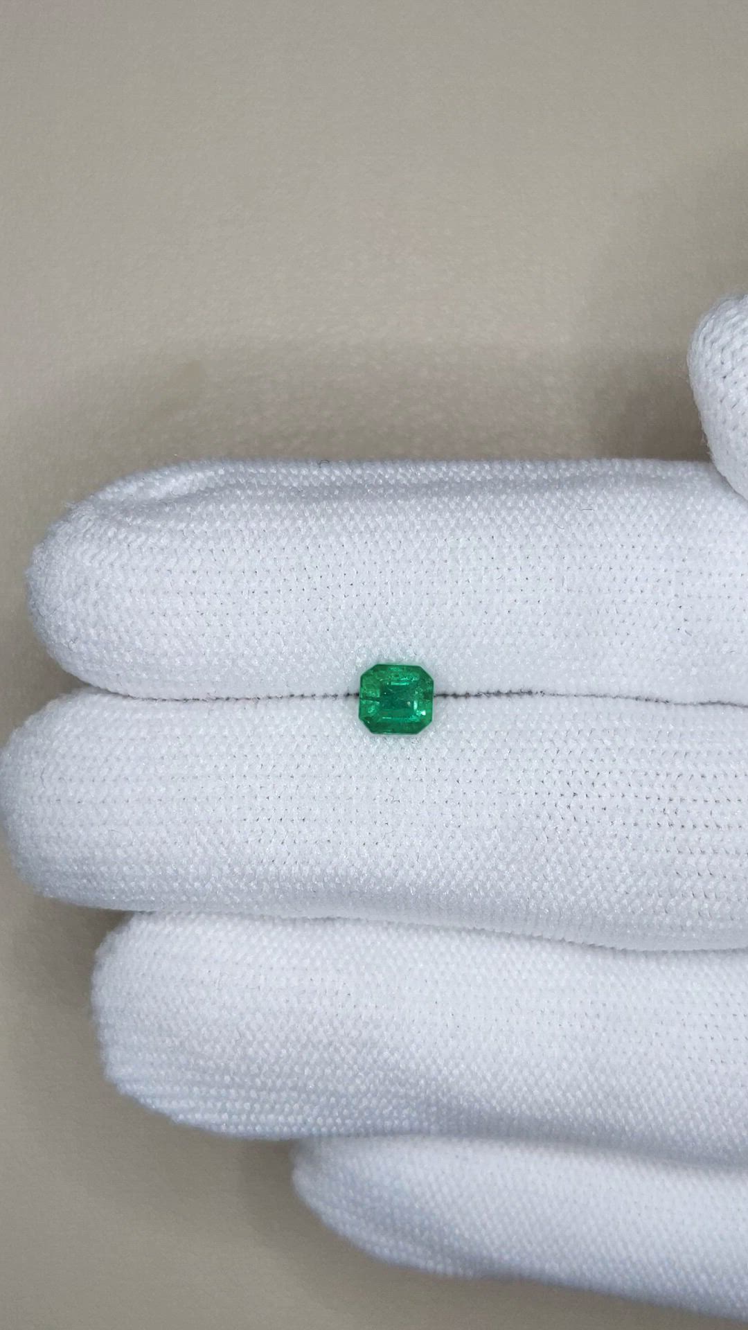 0.57 Ct. Emerald from Colombia Size Video
