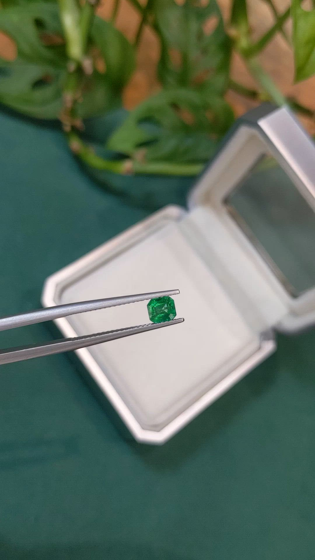 0.57 Ct. Emerald from Colombia Size Video