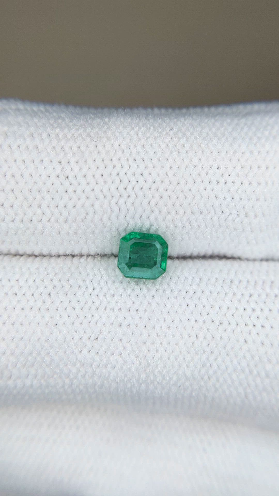 0.57 Ct. Emerald from Colombia Size Video