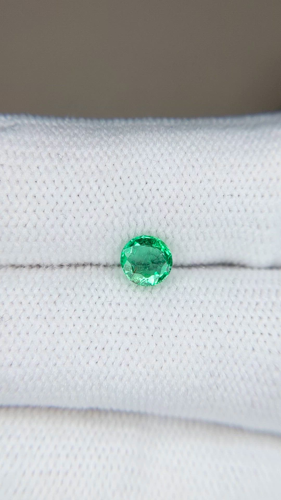 0.46 Ct. Emerald from Zambia Size Video