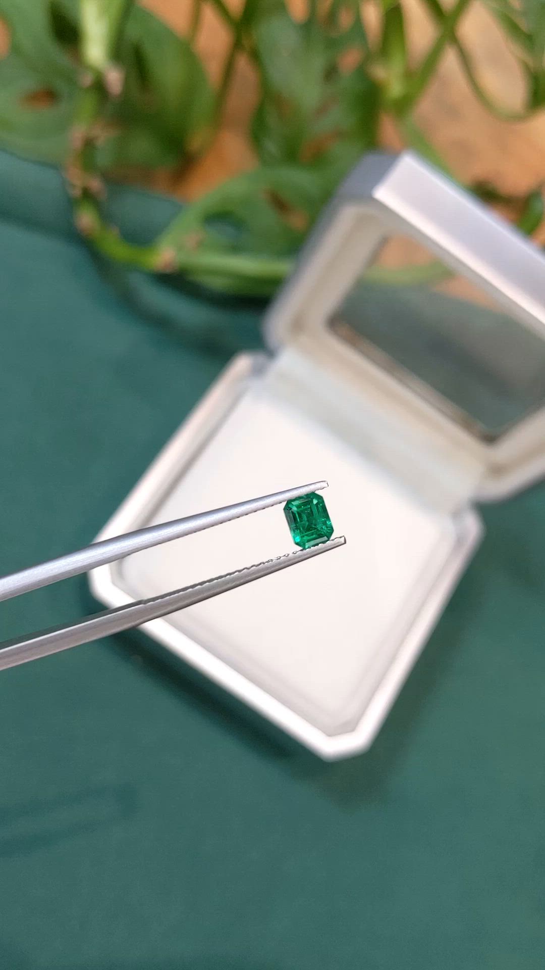 0.50 Ct. Emerald from Colombia Size Video