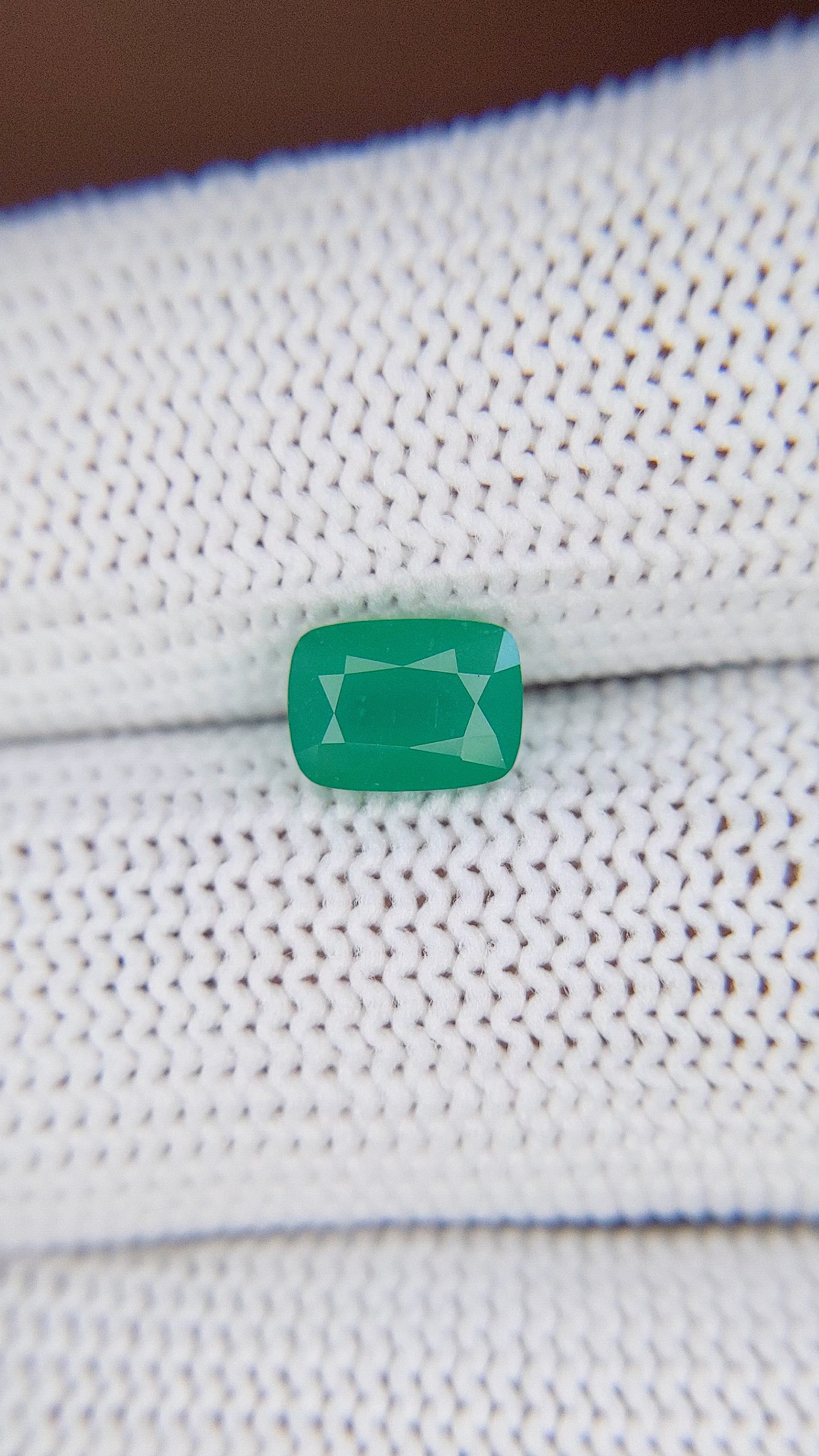 1.13 Ct. Emerald from Zambia Size Video
