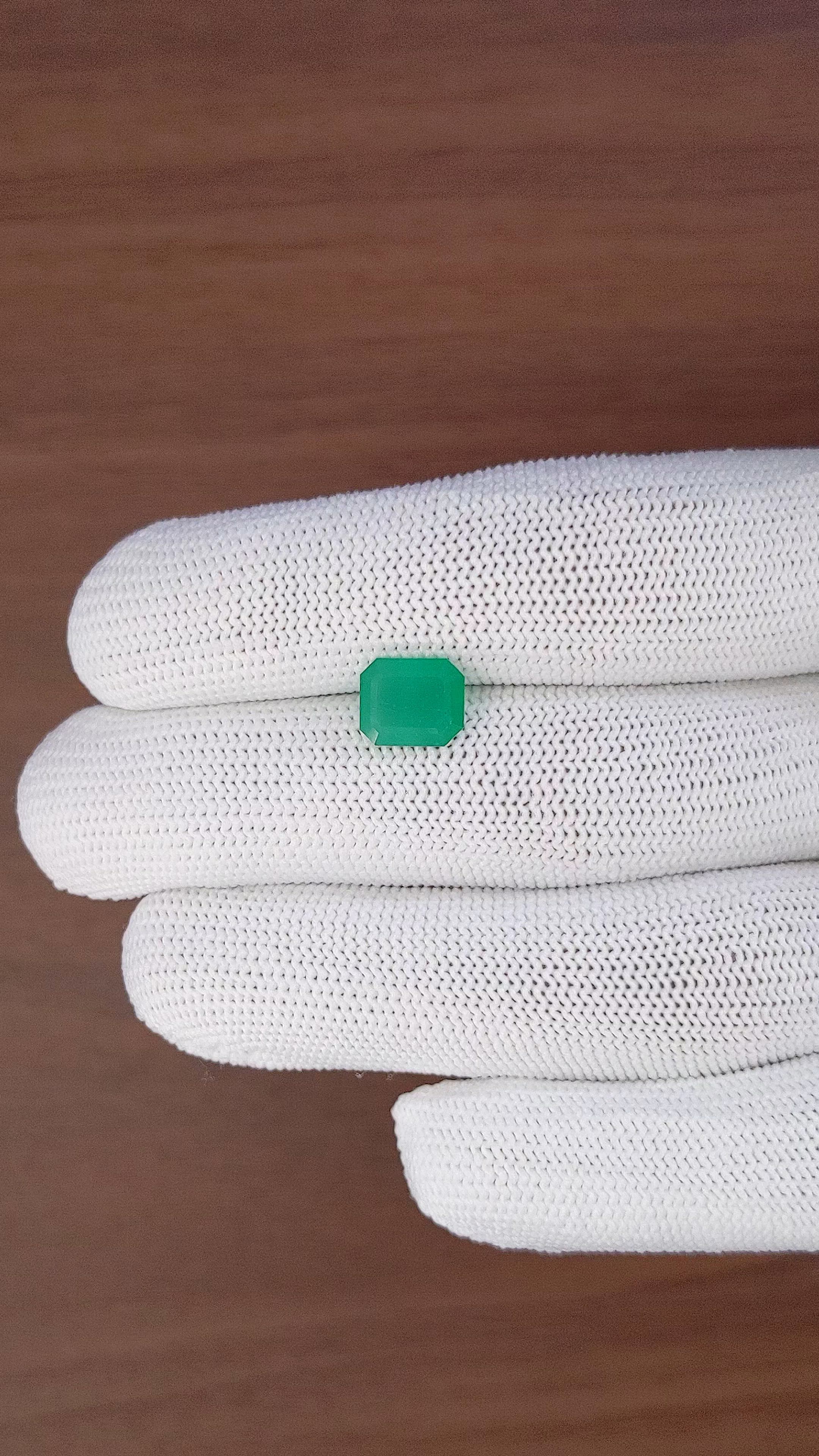 1.86 Ct. Emerald from Zambia Size Video