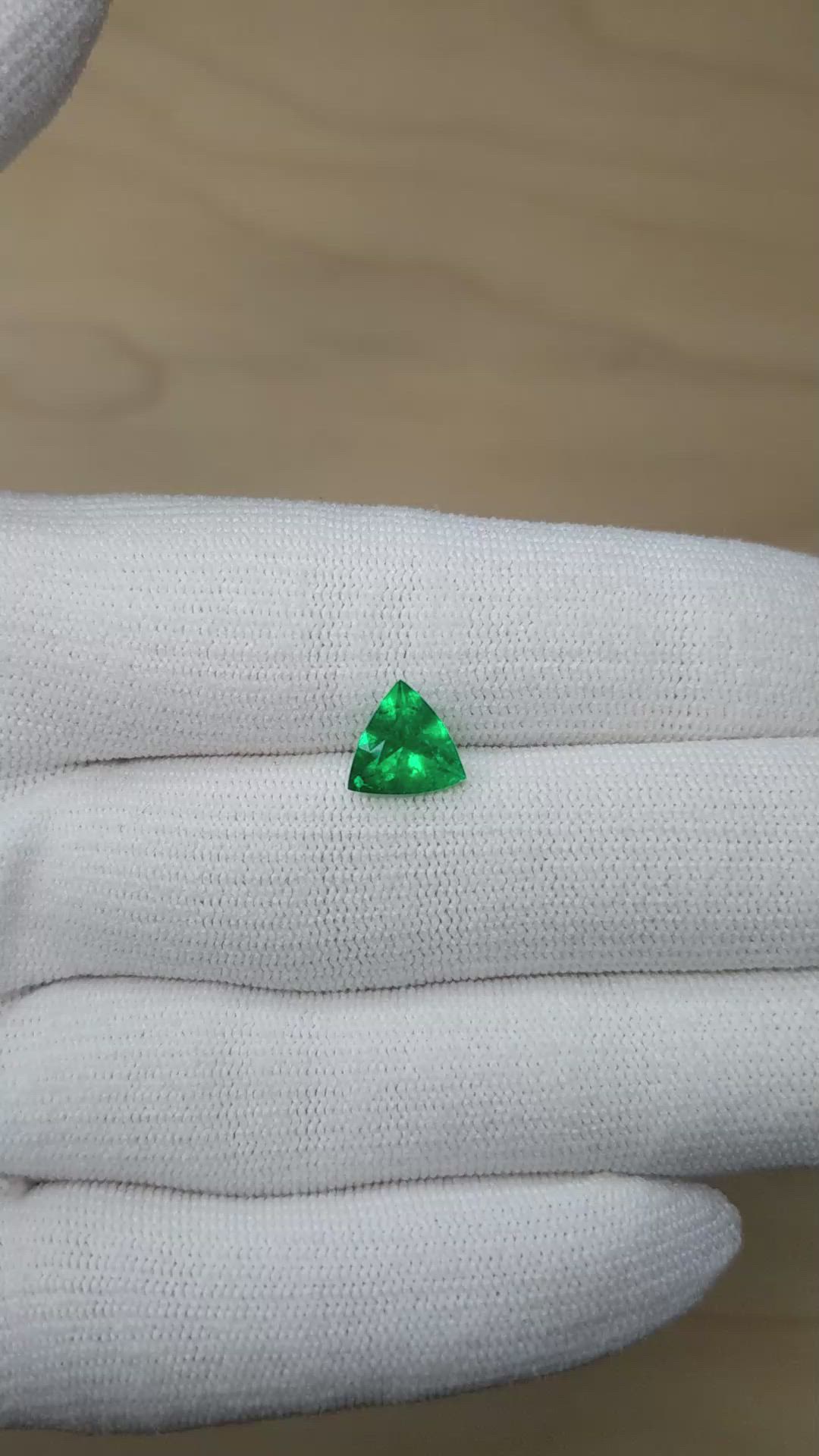 1.51 Ct. Emerald from Colombia Size Video